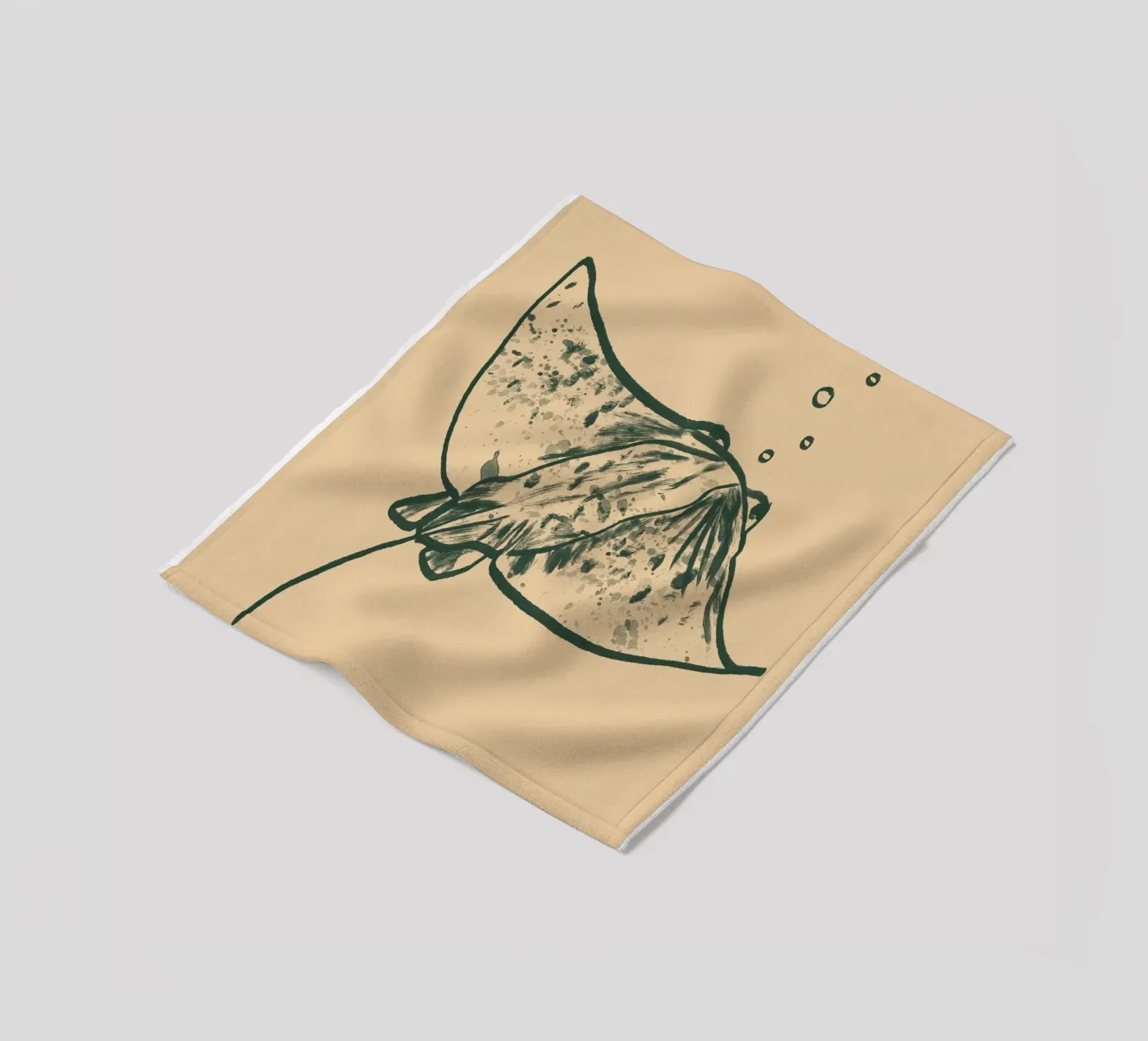 Rochen Fleecedecke von Studio Dolci