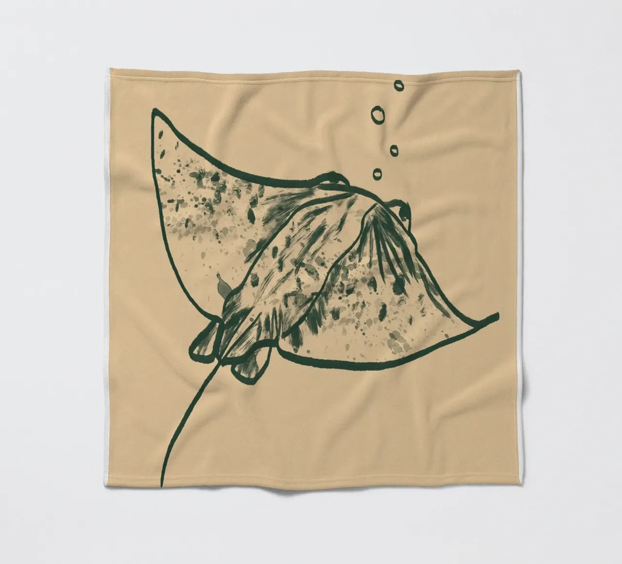 Rochen Fleecedecke von Studio Dolci