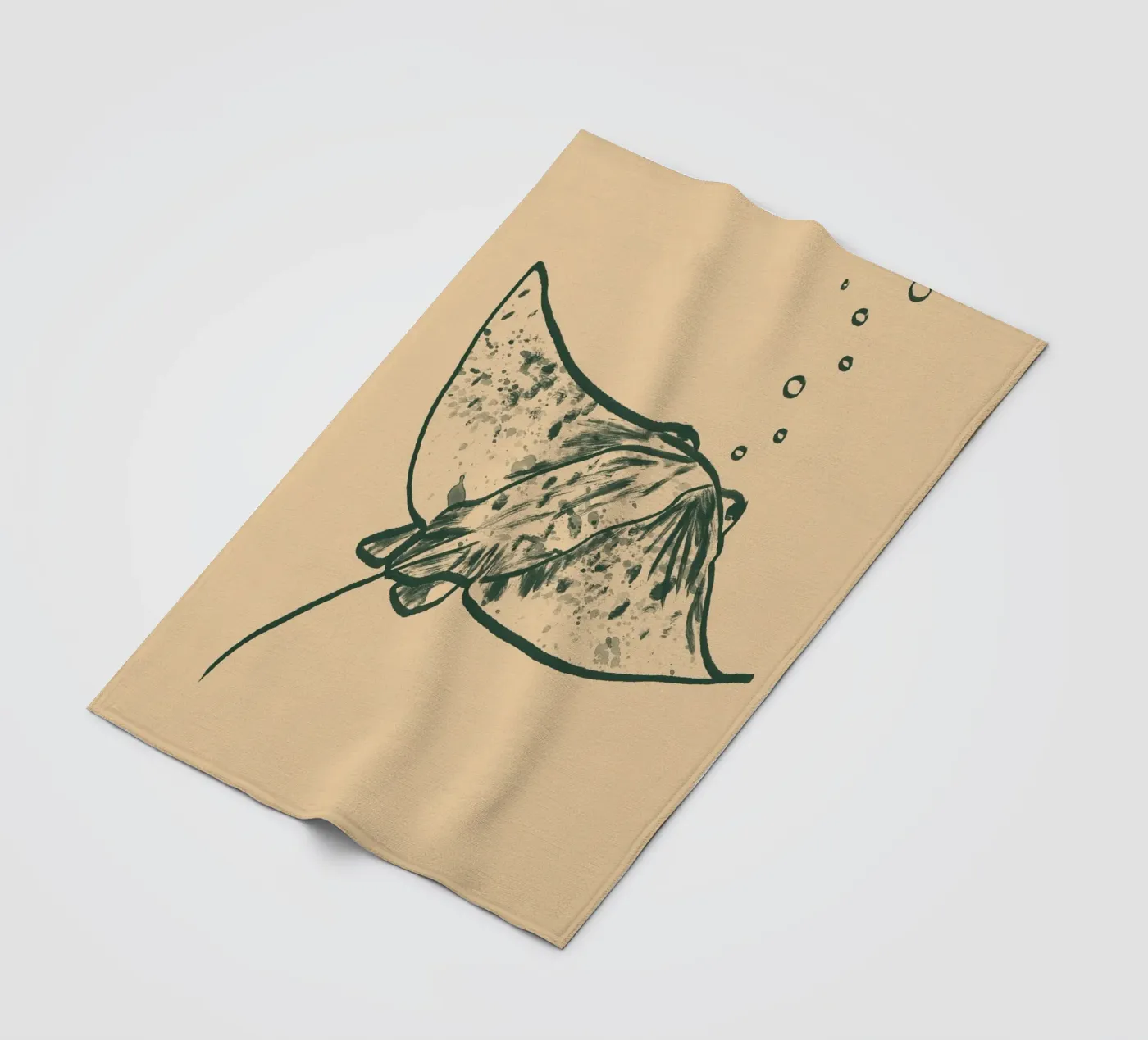 Rochen Fleecedecke von Studio Dolci