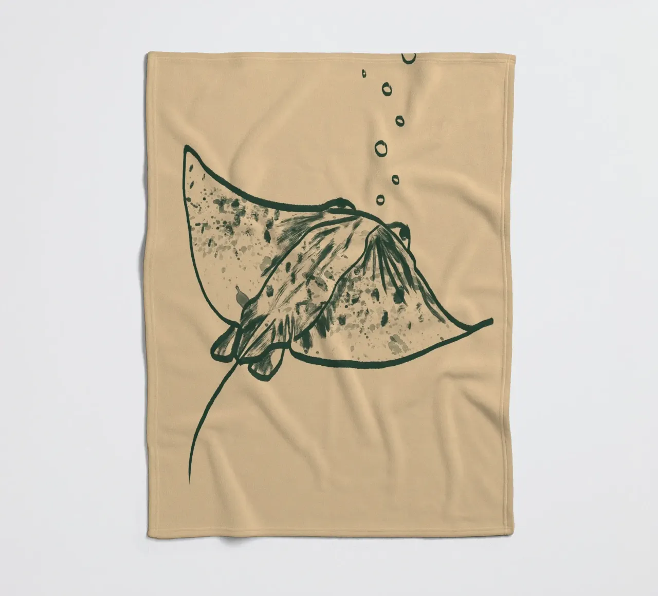 Rochen Fleecedecke von Studio Dolci