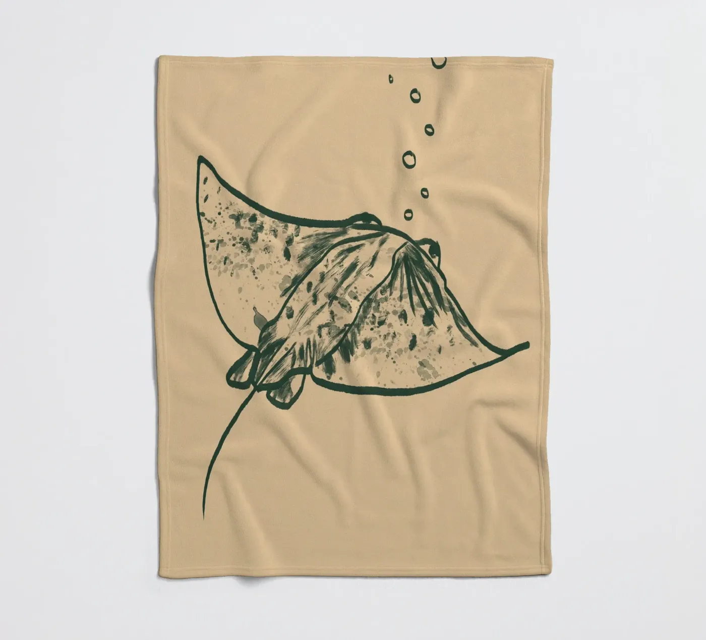 Rochen Fleecedecke von Studio Dolci