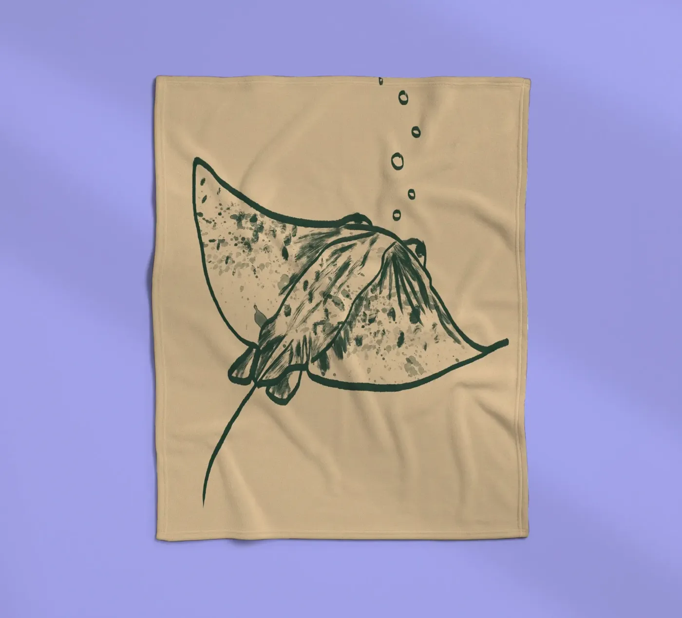 Rochen Fleecedecke von Studio Dolci