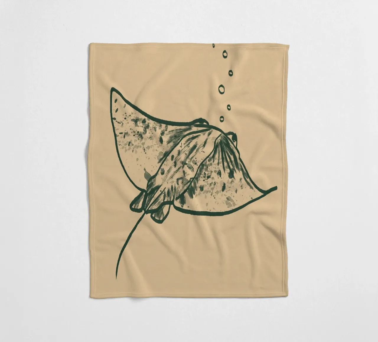 Rochen Fleecedecke von Studio Dolci