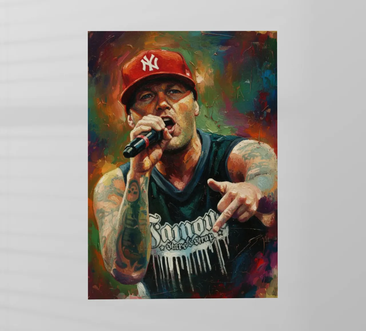 Fred Durst Limb Bizkit pellicola backlit da Lembayung art