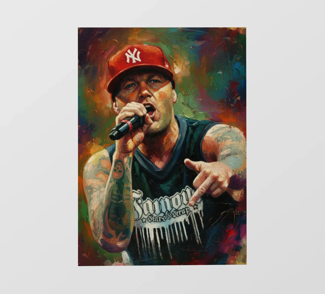 Fred Durst Limb Bizkit pellicola backlit da Lembayung art