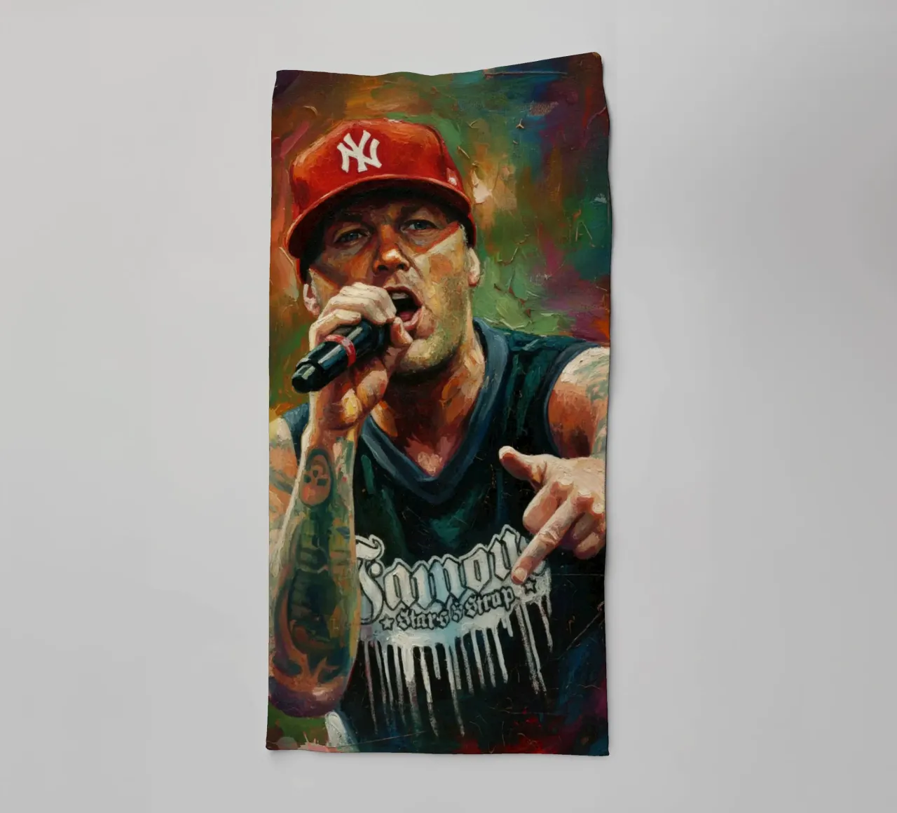 Fred Durst Limp Bizkit asciugamano da bagno da Lembayung art