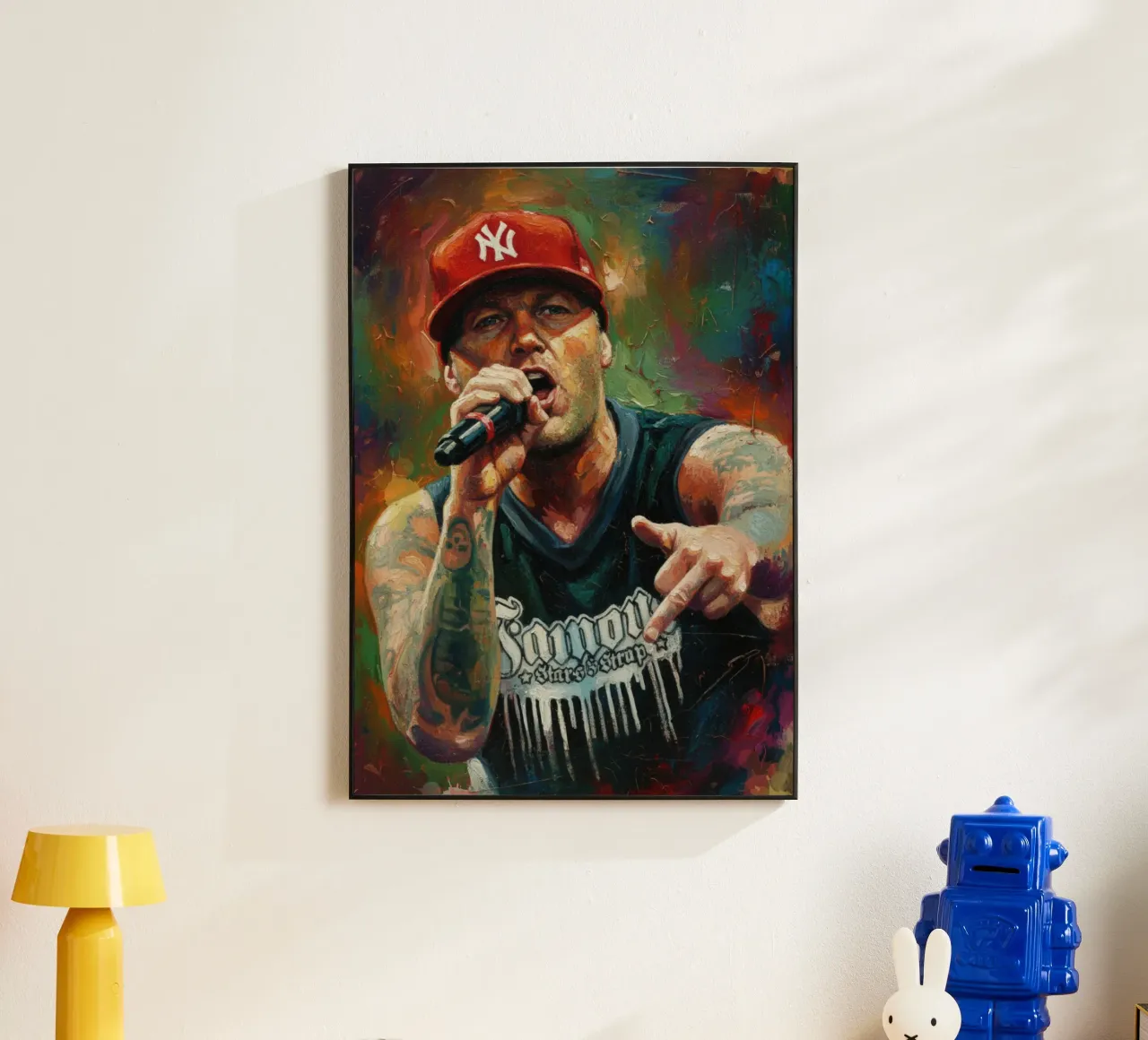 Fred Durst Limp Bizkit alluminio dibond da Lembayung art