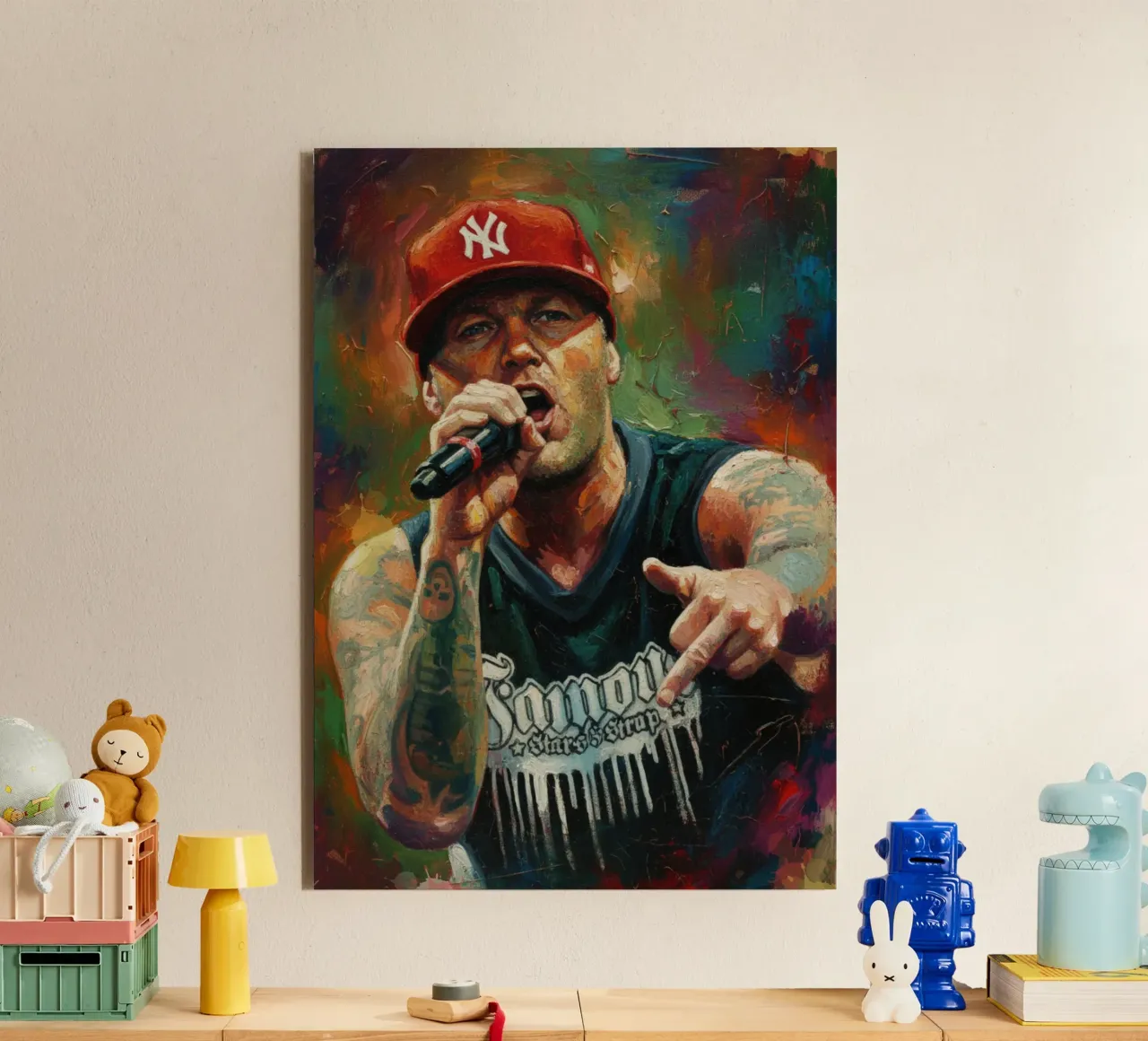 Fred Durst Limp Bizkit alluminio dibond da Lembayung art