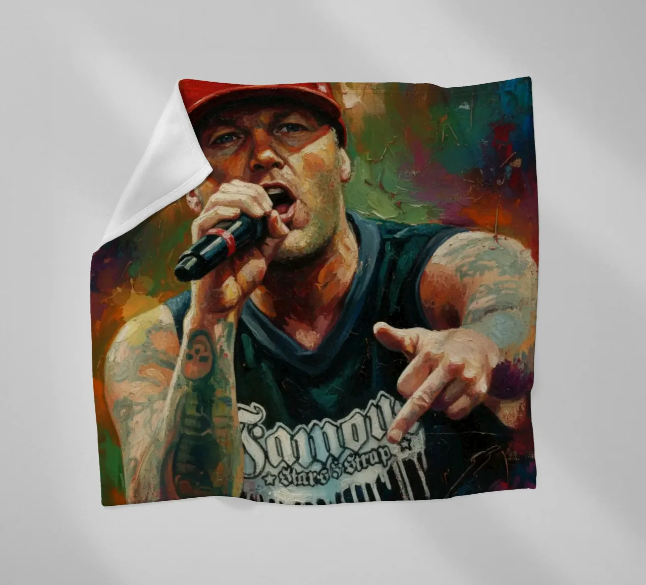 Fred Durst Limp Bizkit coperta in pile da Lembayung art