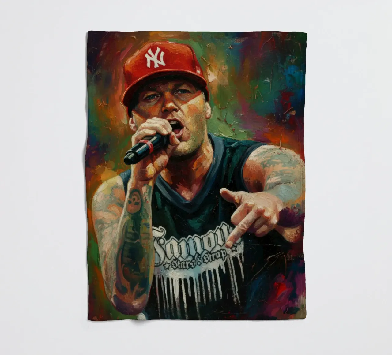 Fred Durst Limp Bizkit coperta in pile da Lembayung art