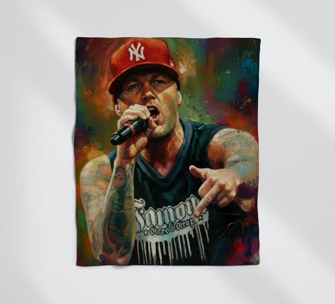 Fred Durst Limp Bizkit coperta in pile da Lembayung art