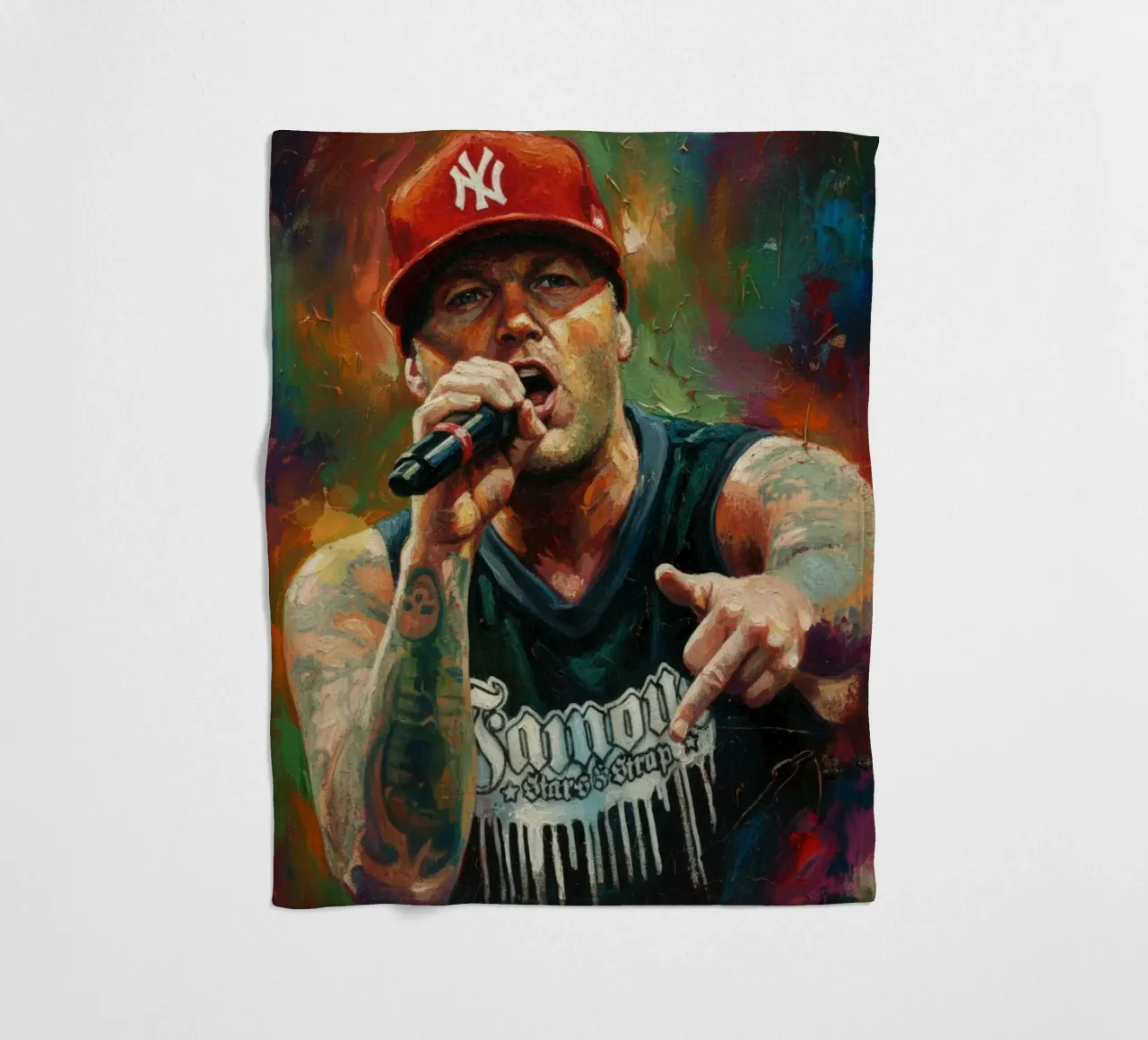 Fred Durst Limp Bizkit coperta in pile da Lembayung art