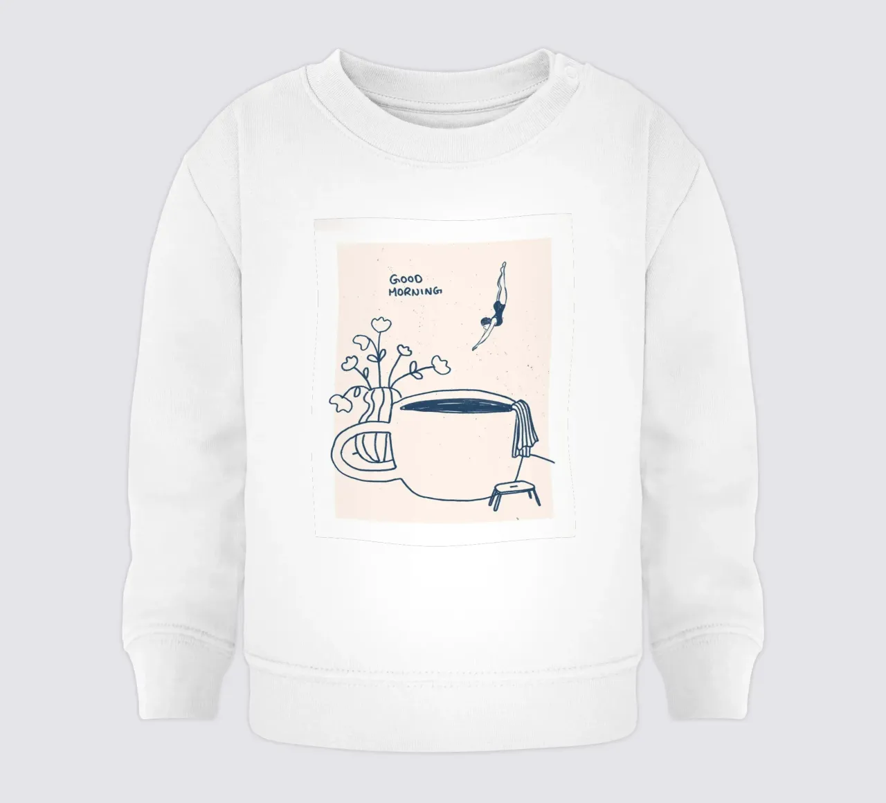 Cucina retrò felpa neonato da janna shop