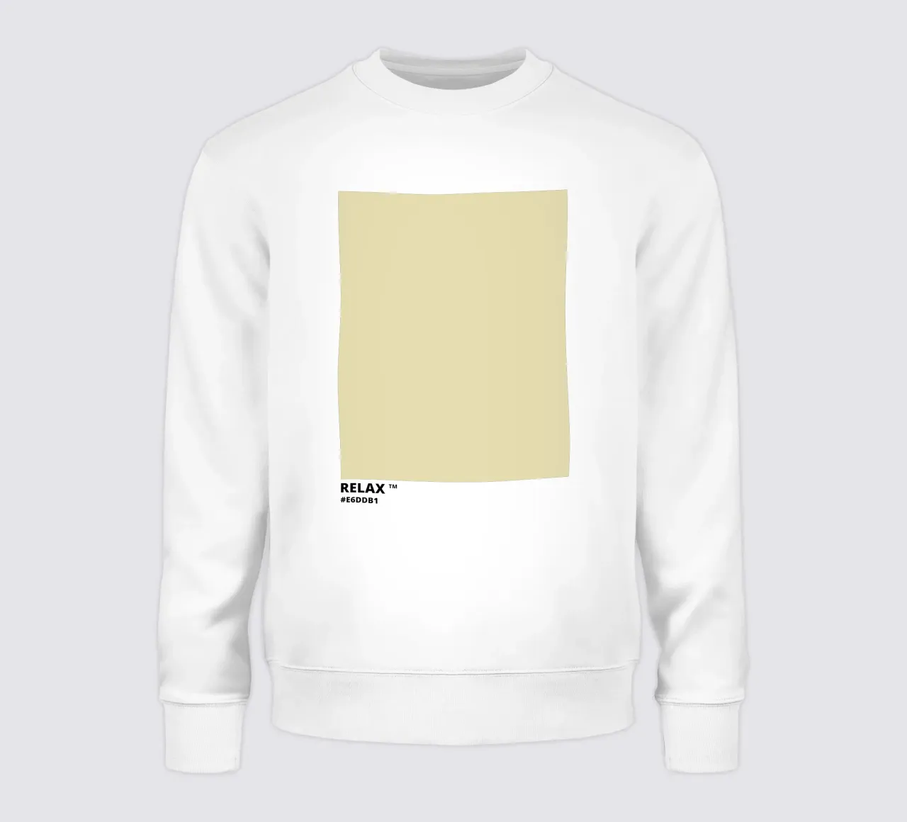 Relax Yellow Pantone Color felpa da Magnific