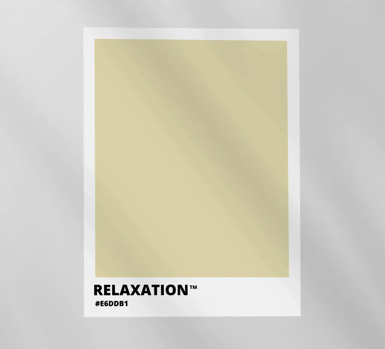Relax Yellow Pantone Color pellicola backlit da Magnific