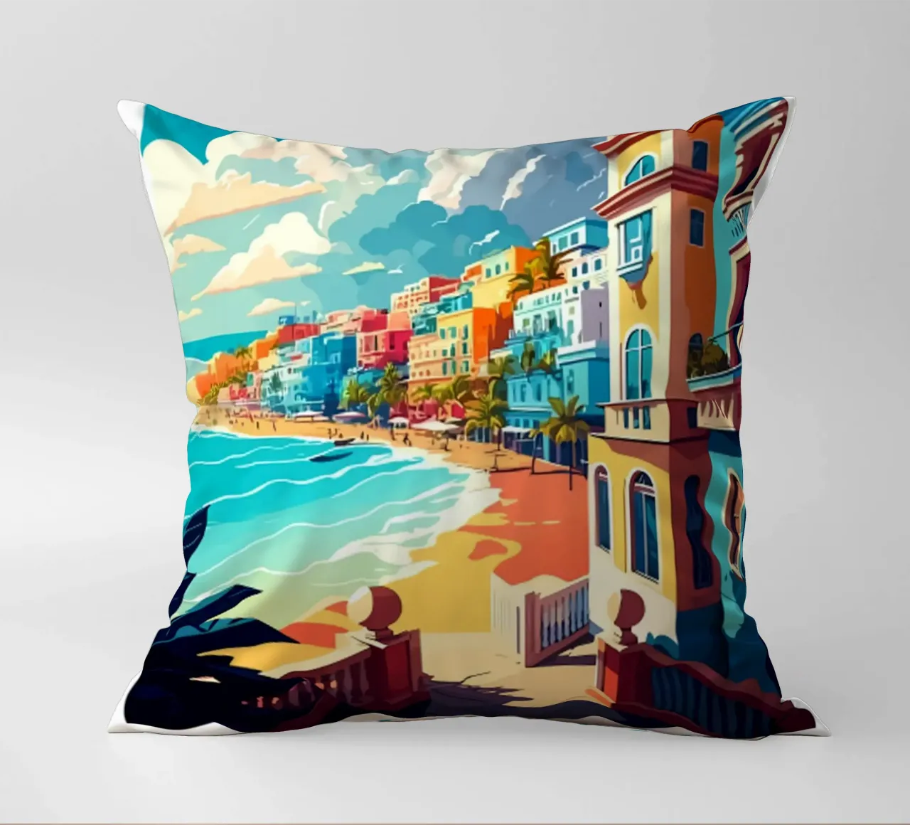 Viaggio a San Juan cuscino da janna shop