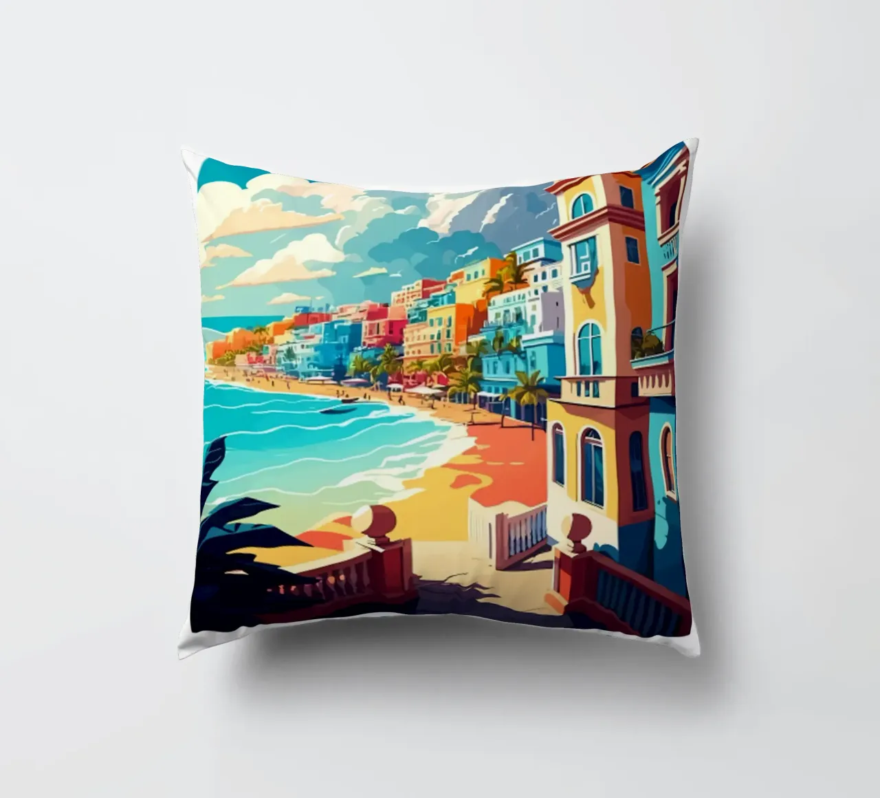 Viaggio a San Juan cuscino da janna shop