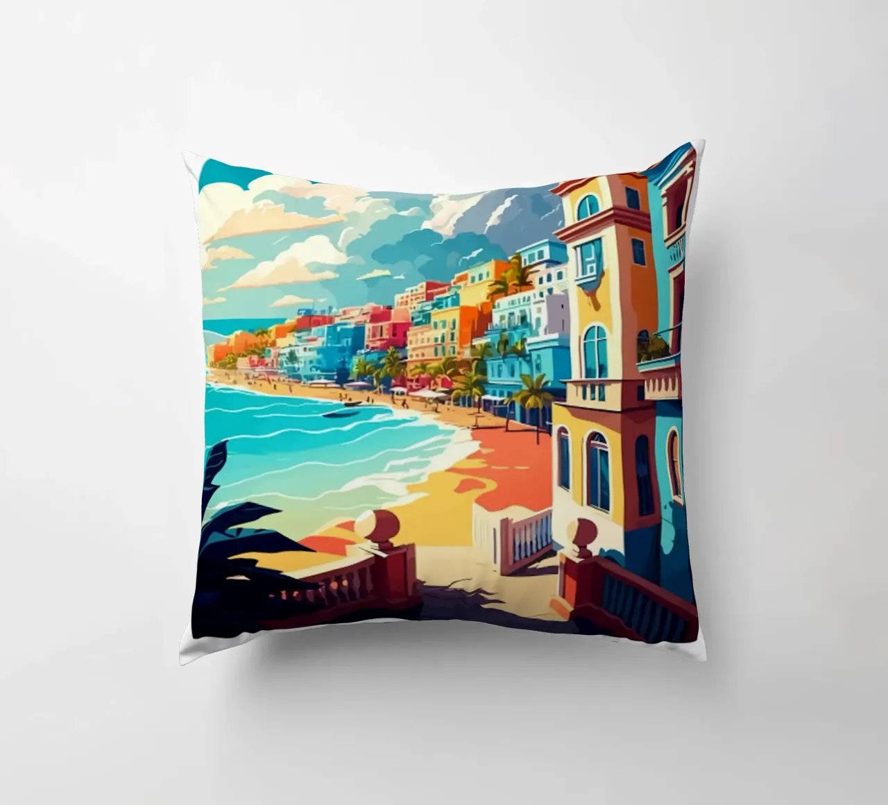 Viaggio a San Juan cuscino da janna shop