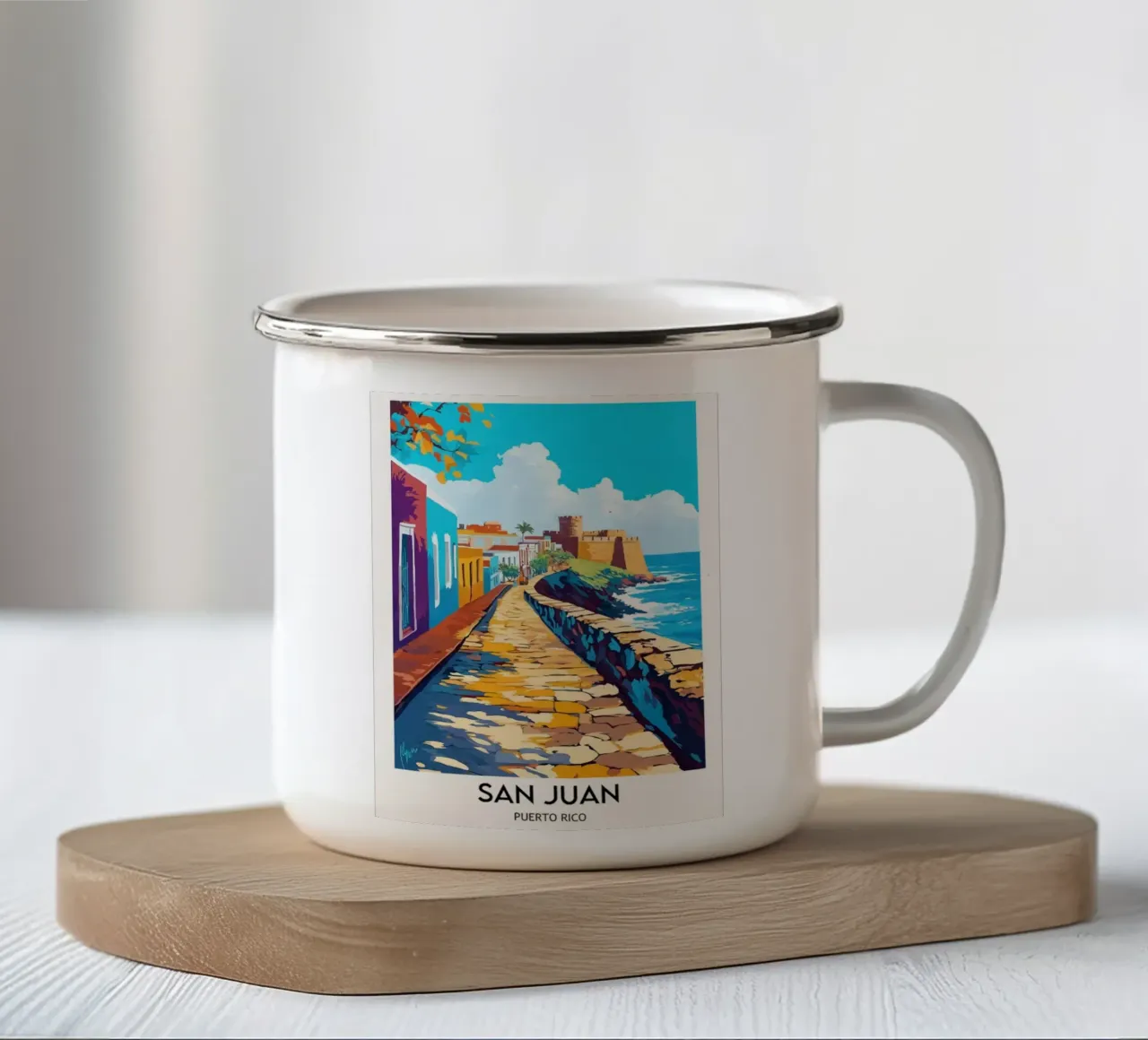 San Juan tazza in smalto da janna shop