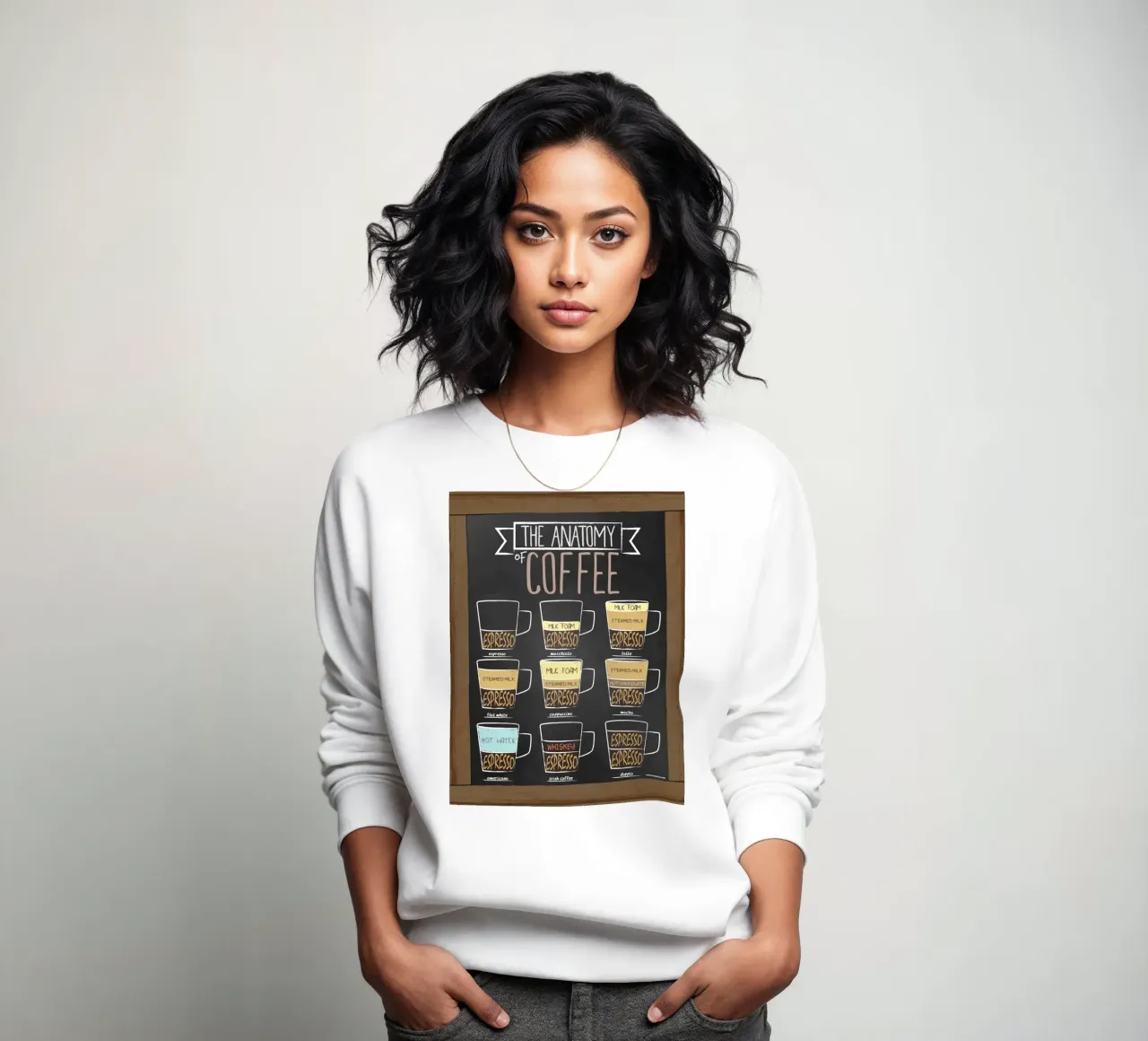 L'anatomia del caffè felpa da janna shop