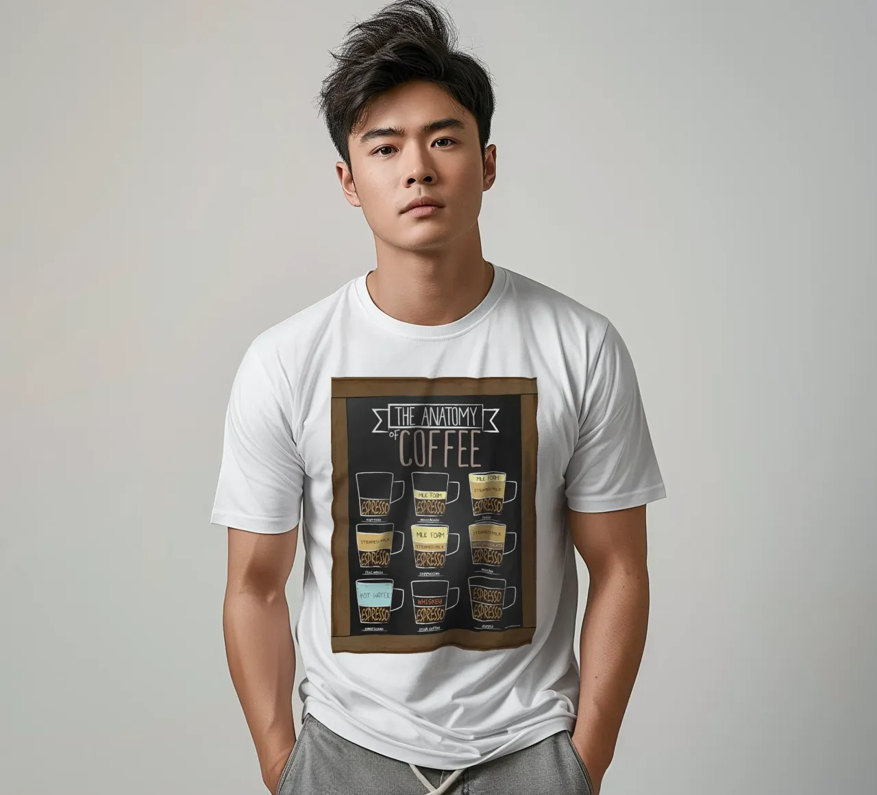 L'anatomia del caffè t-shirt da janna shop