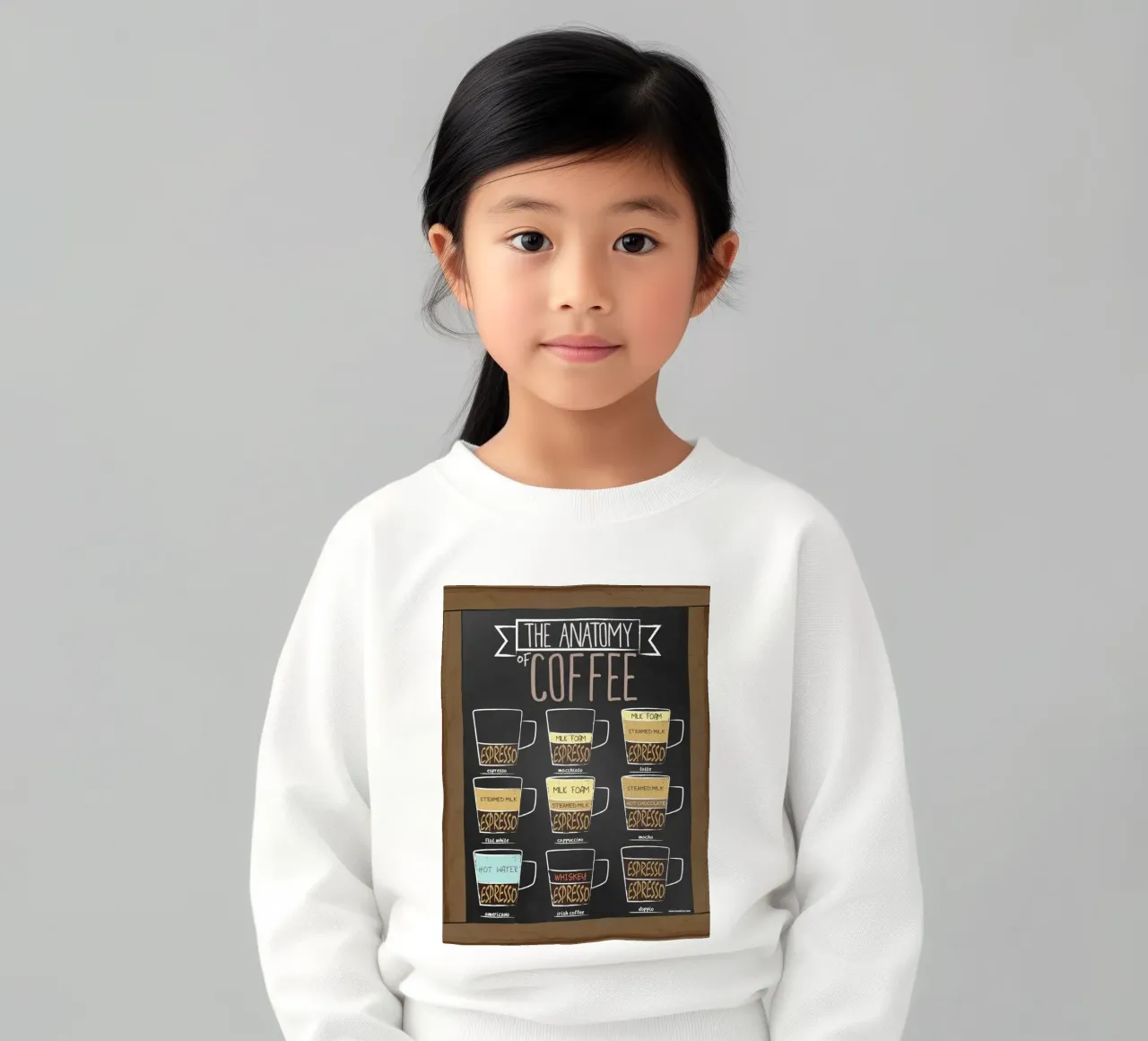 L'anatomia del caffè felpa bambino da janna shop