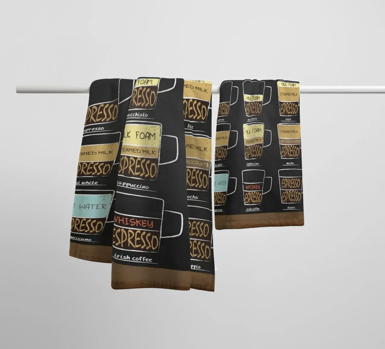 L'anatomia del caffè asciugamano da bagno da janna shop