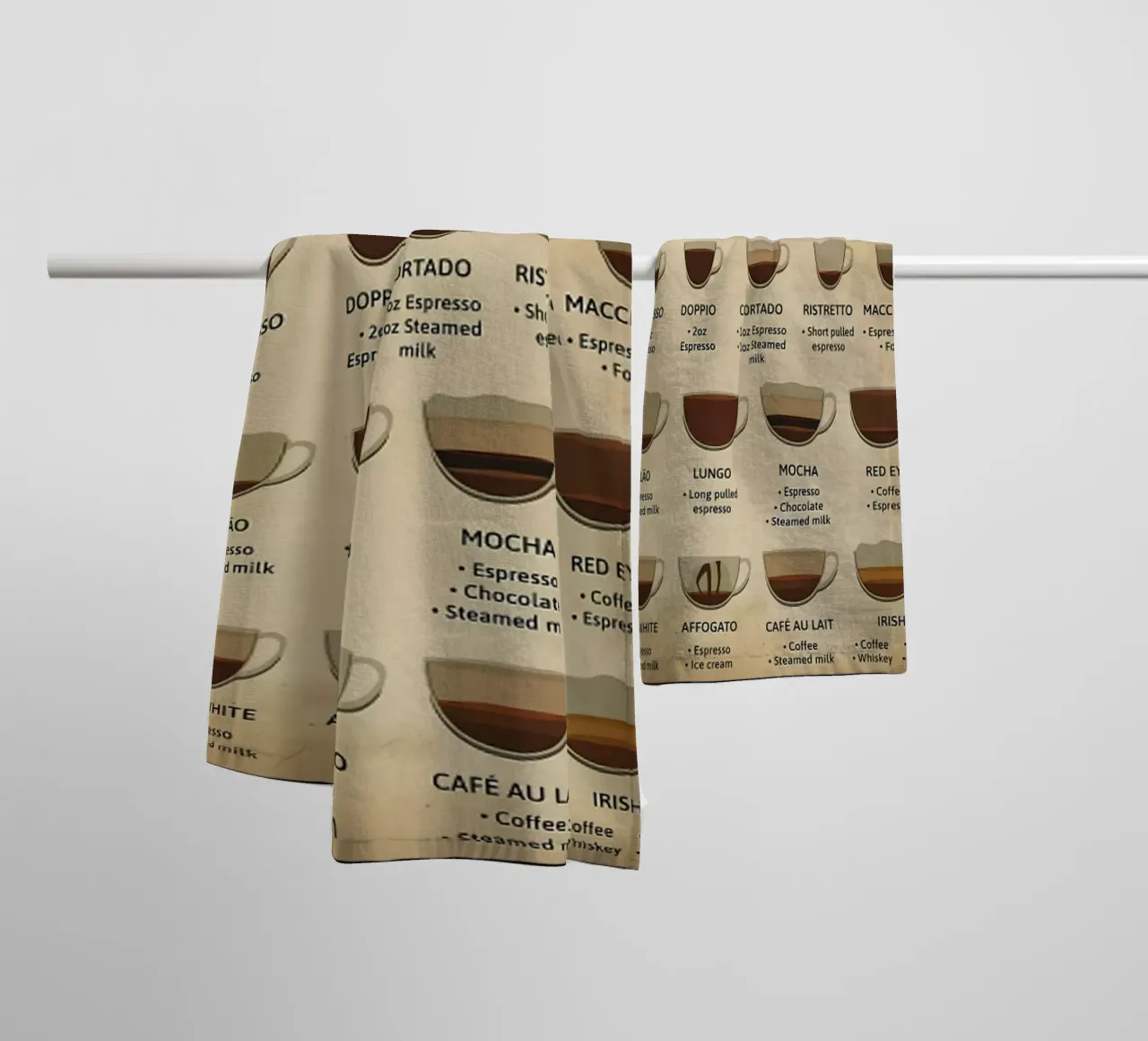 L'anatomia del caffè asciugamano da bagno da janna shop
