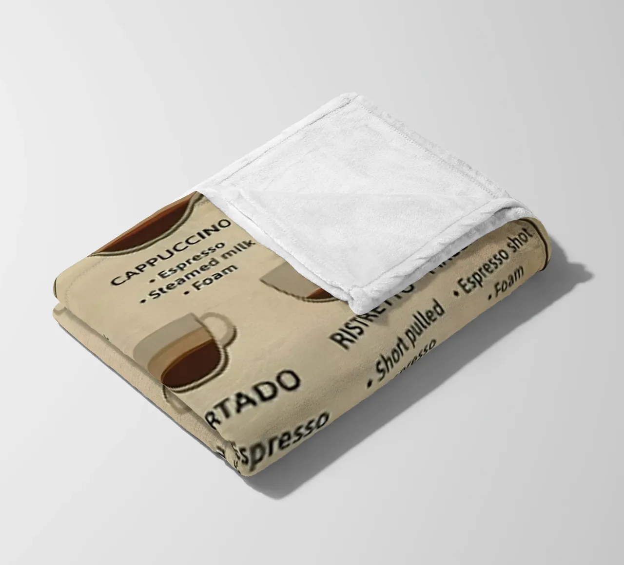 L'anatomia del caffè coperta in pile da janna shop