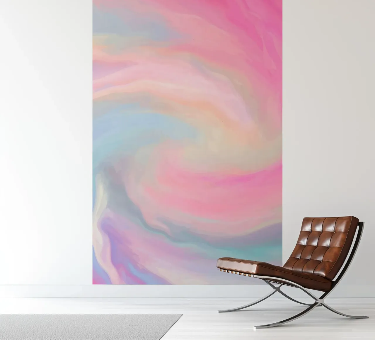 curve gradient color papel para pared de beney