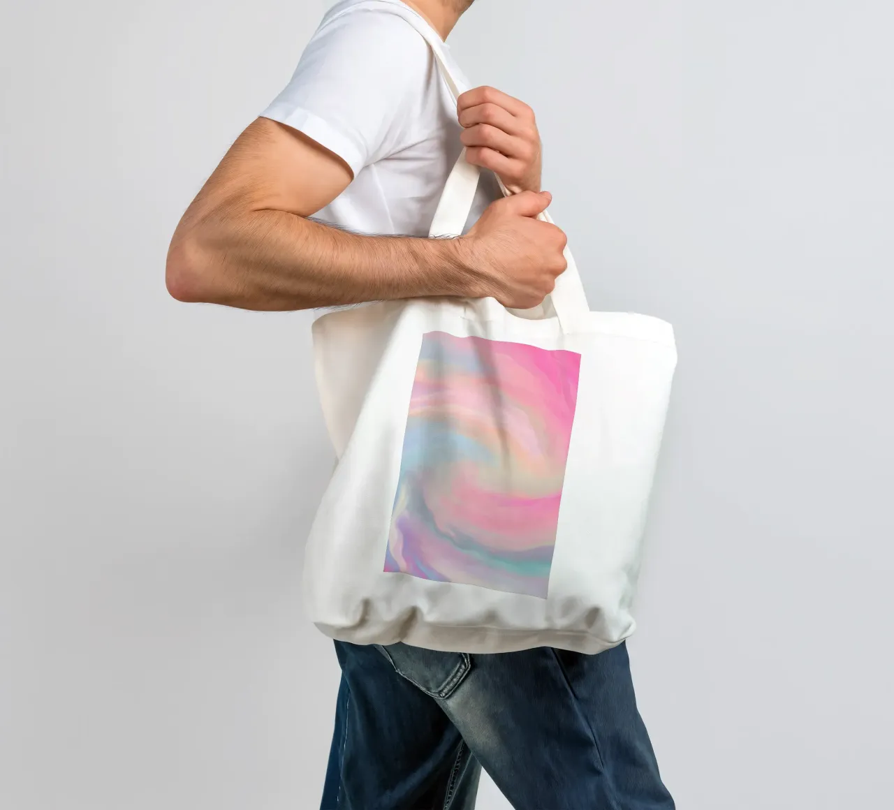 curve gradient color borsa in juta da beney