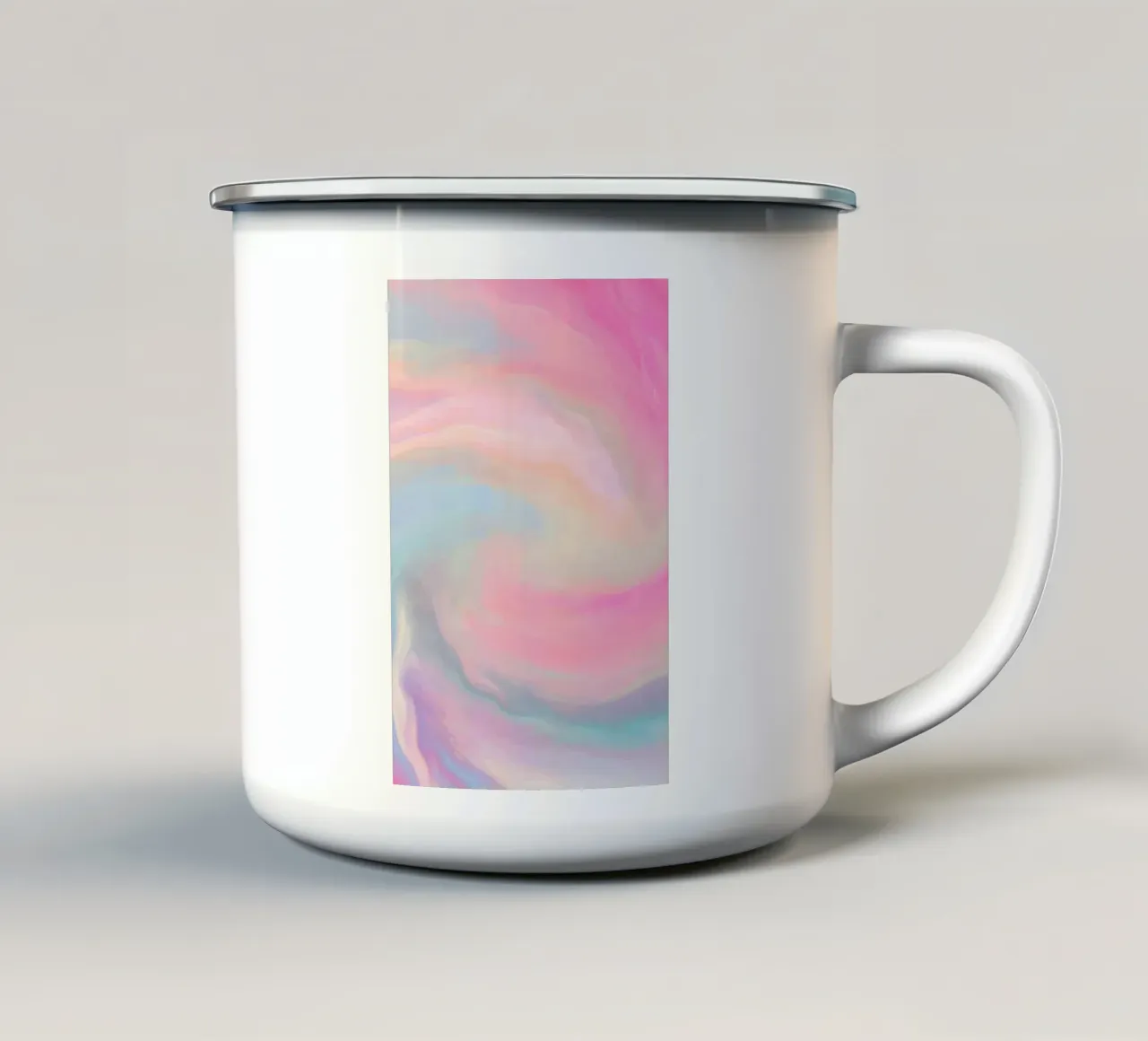 curve gradient color mug en émail de beney