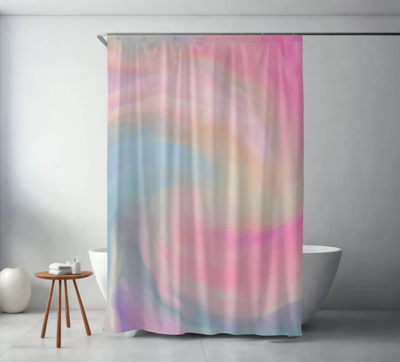 curve gradient color tenda da doccia da beney