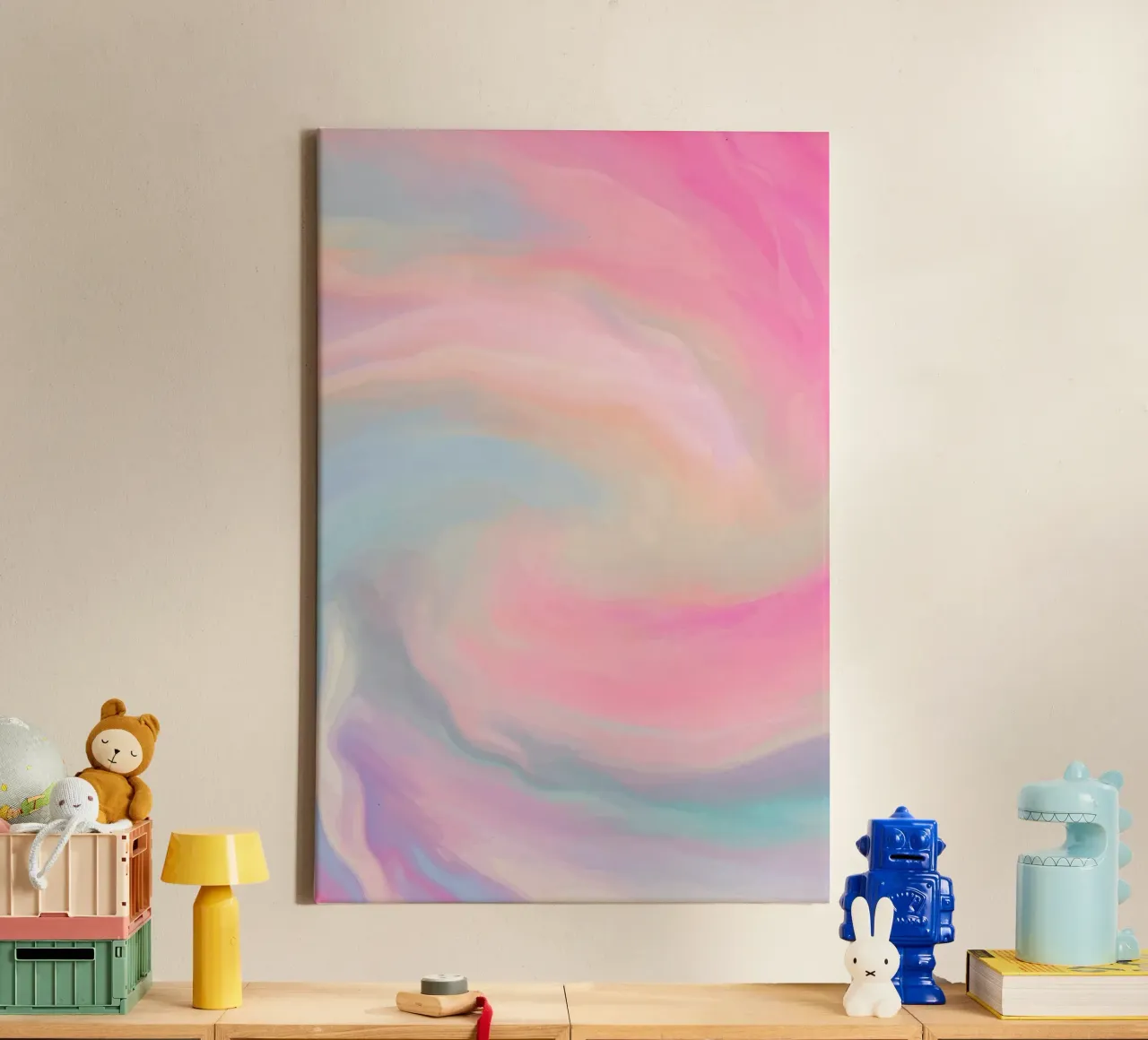curve gradient color canvas by beney
