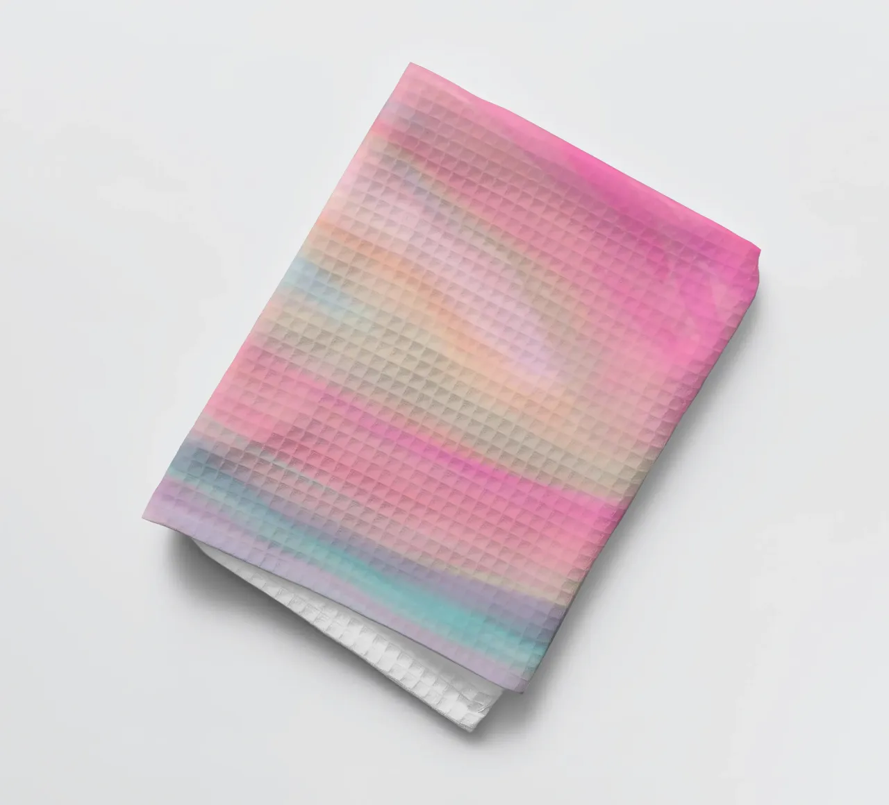 curve gradient color tea towel by beney
