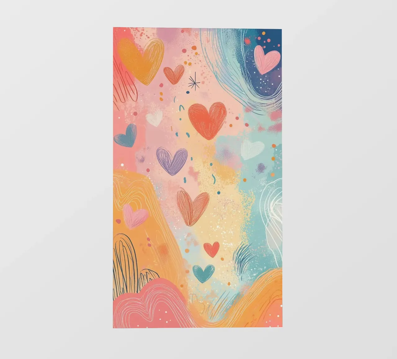 heart art color pellicola backlit da beney