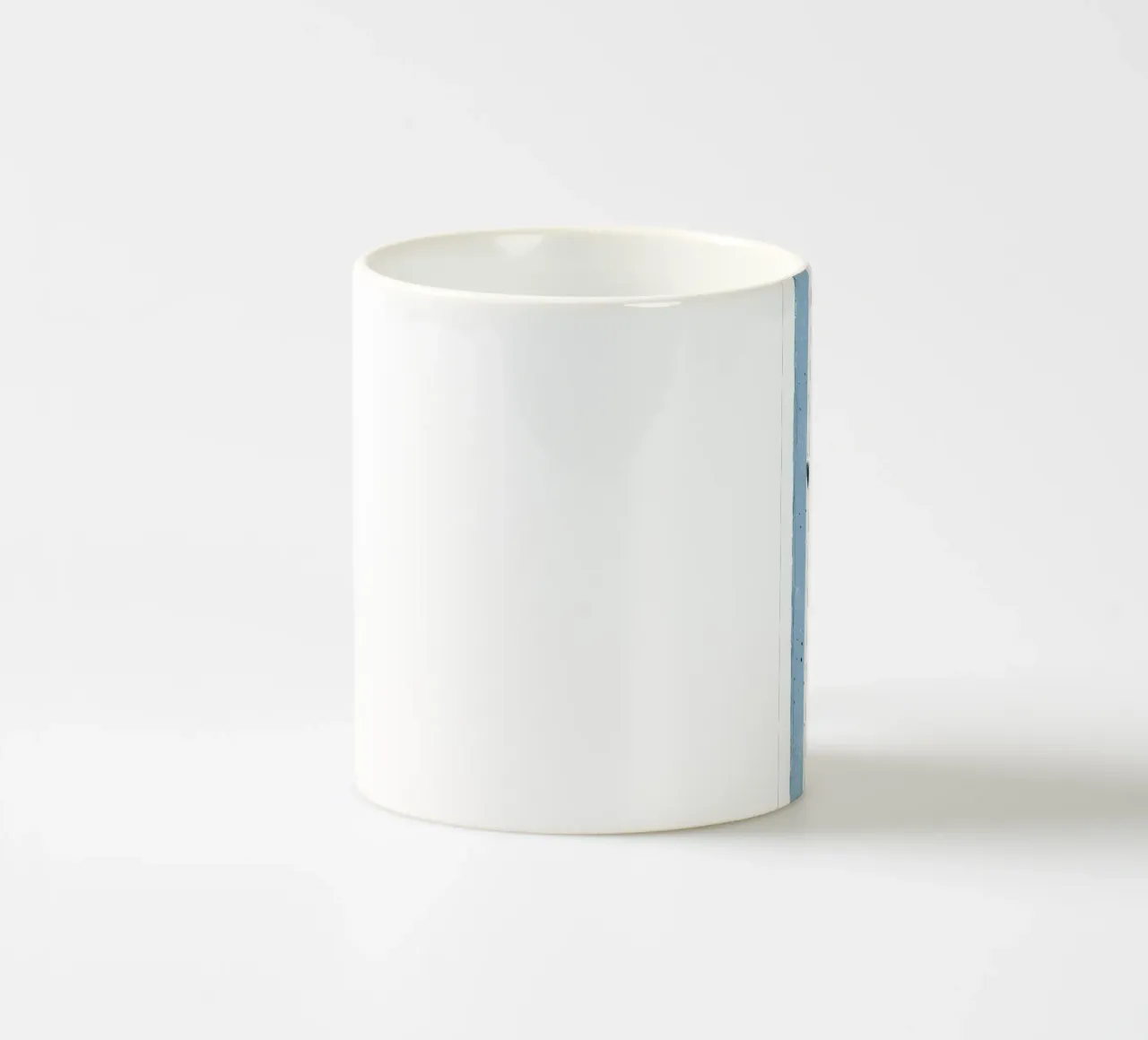 heart in striped color tazza in ceramica da beney