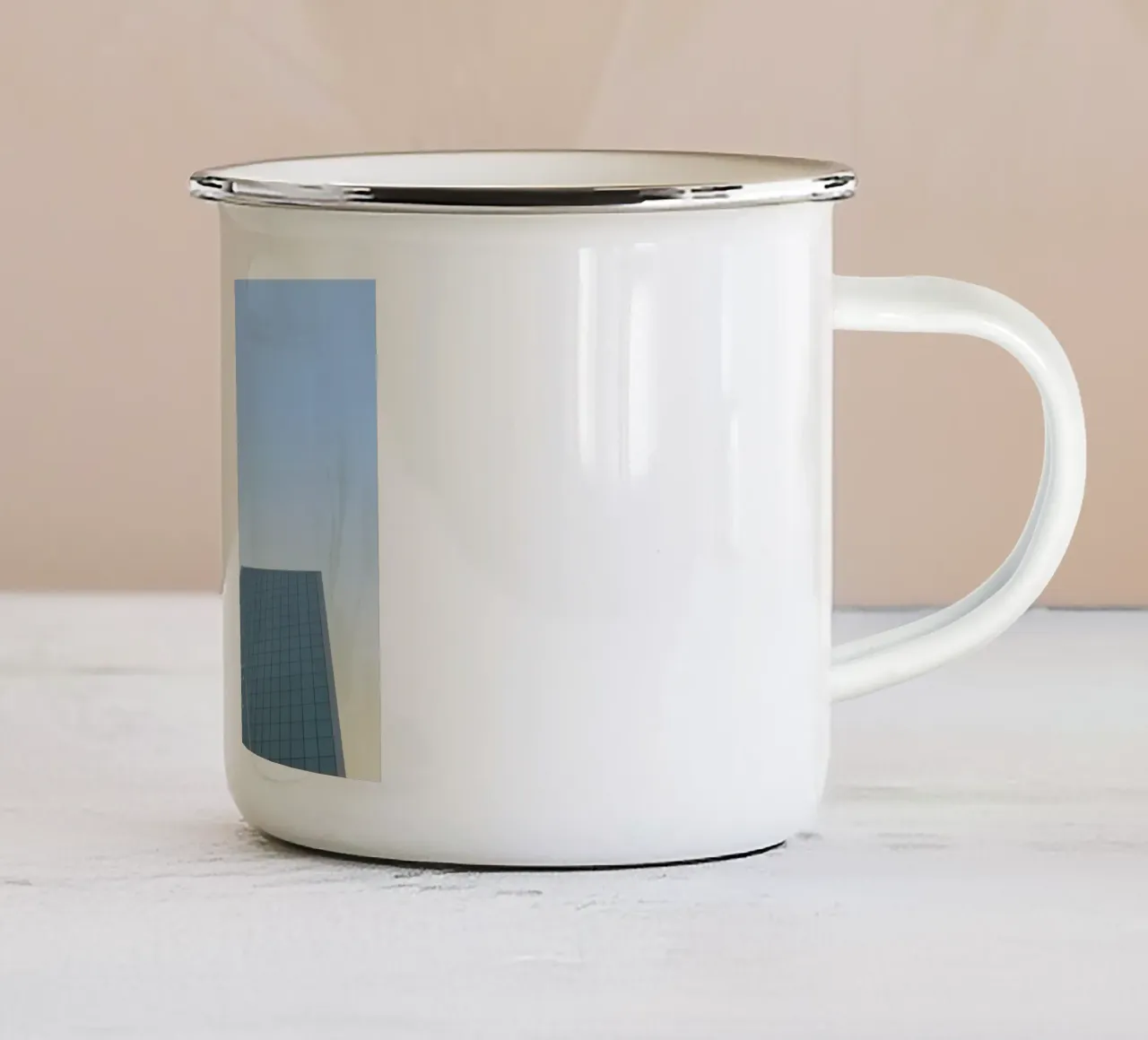 shape architect in sky tazza in smalto da beney