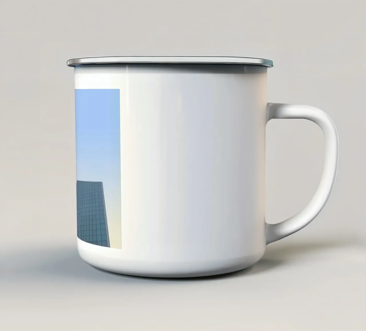 shape architect in sky tazza in smalto da beney