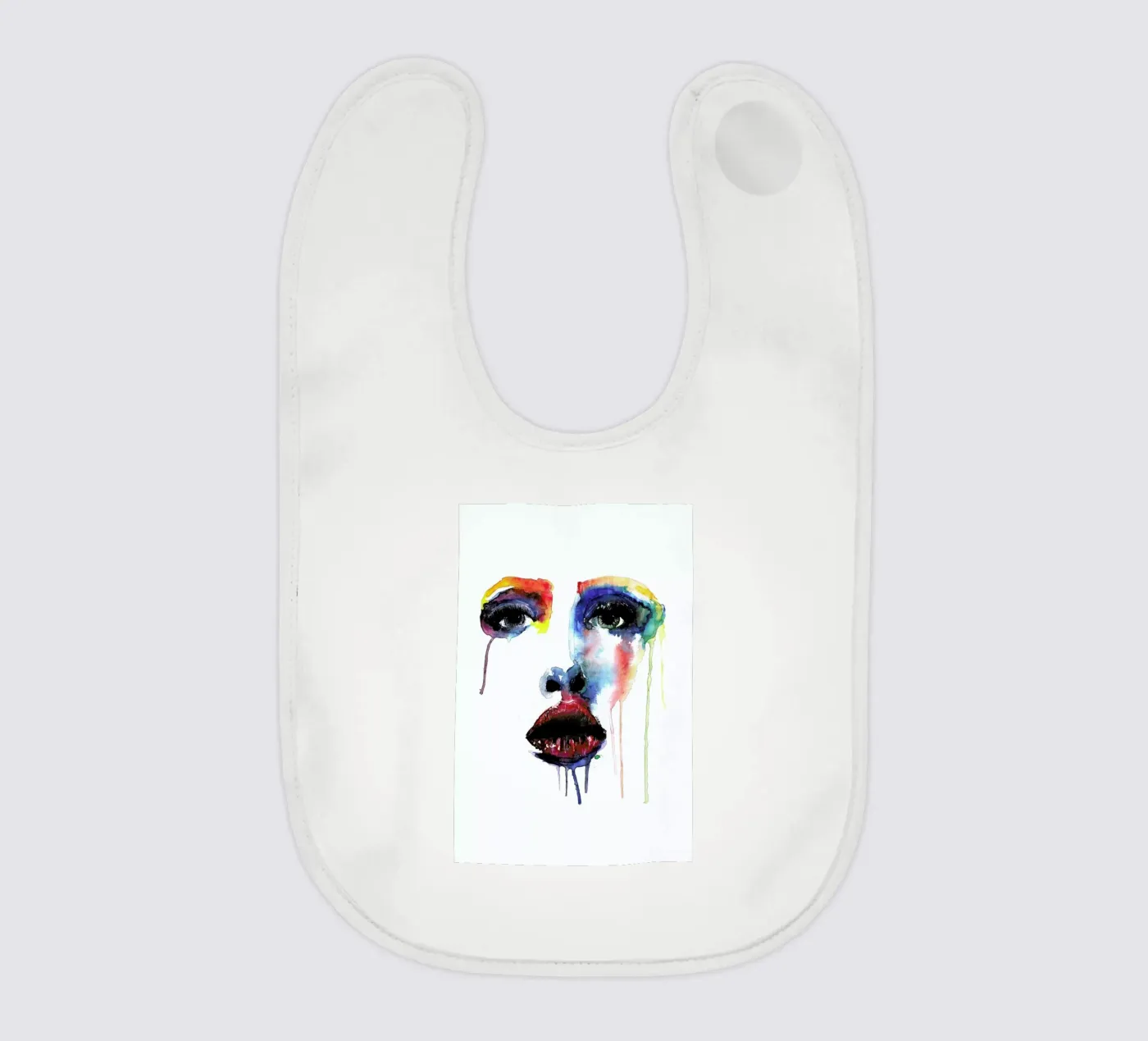 Crying Blue baby slabbetje van Mathilde Olsen