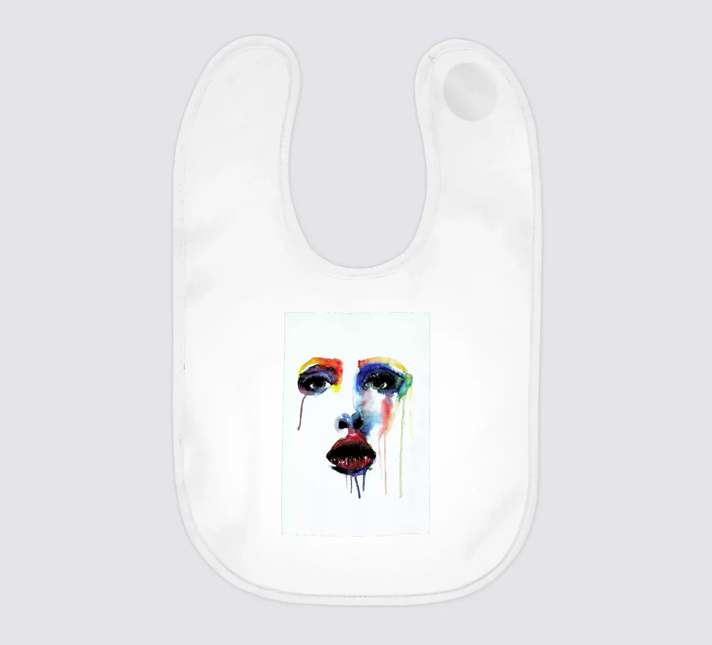 Crying Blue baby slabbetje van Mathilde Olsen