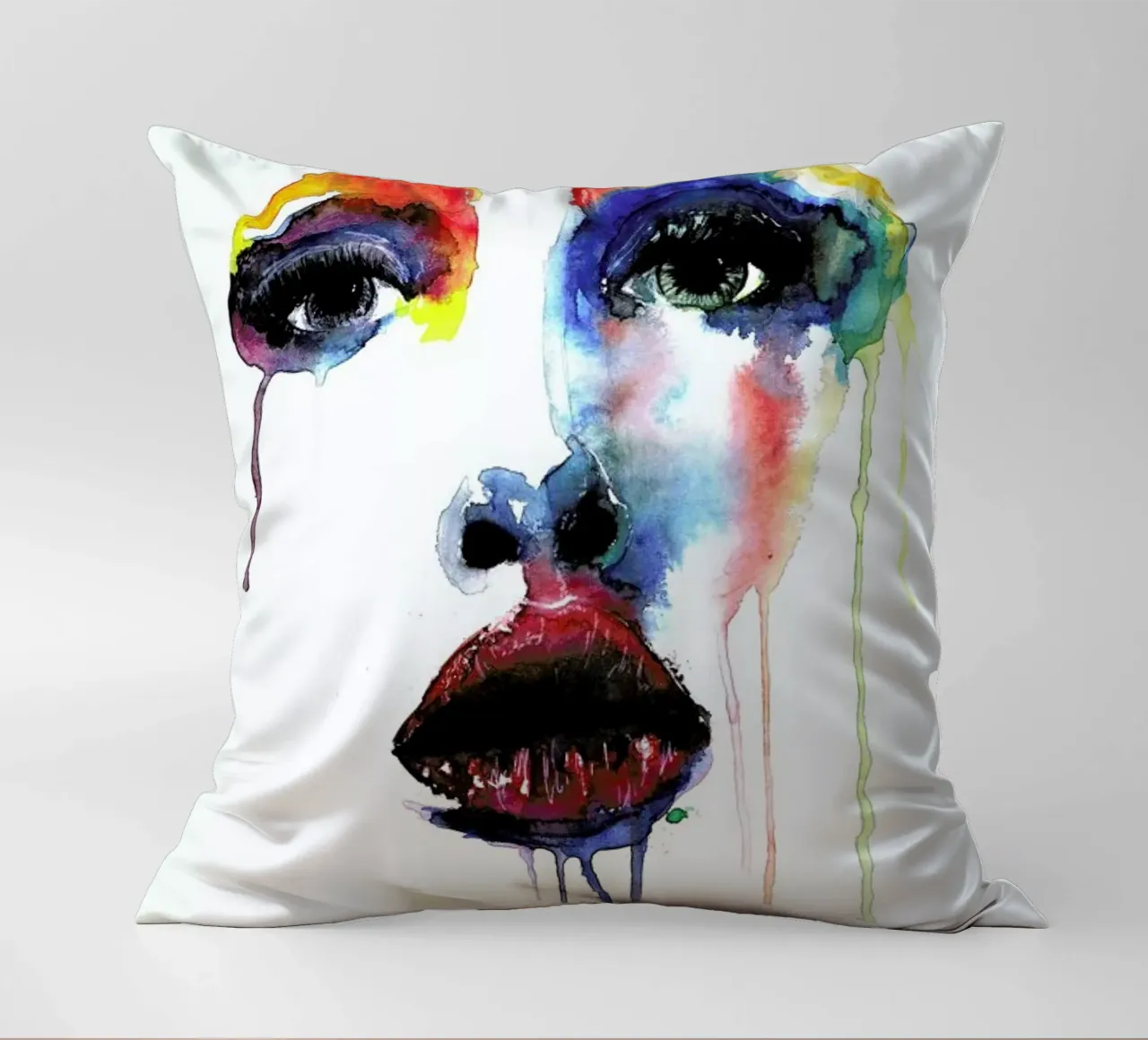 Crying Blue cuscino da Mathilde Olsen