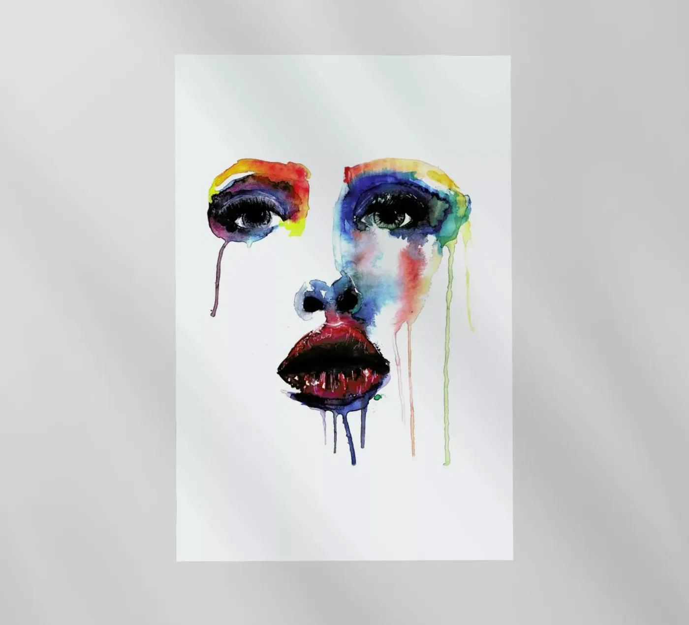 Crying Blue pellicola backlit da Mathilde Olsen