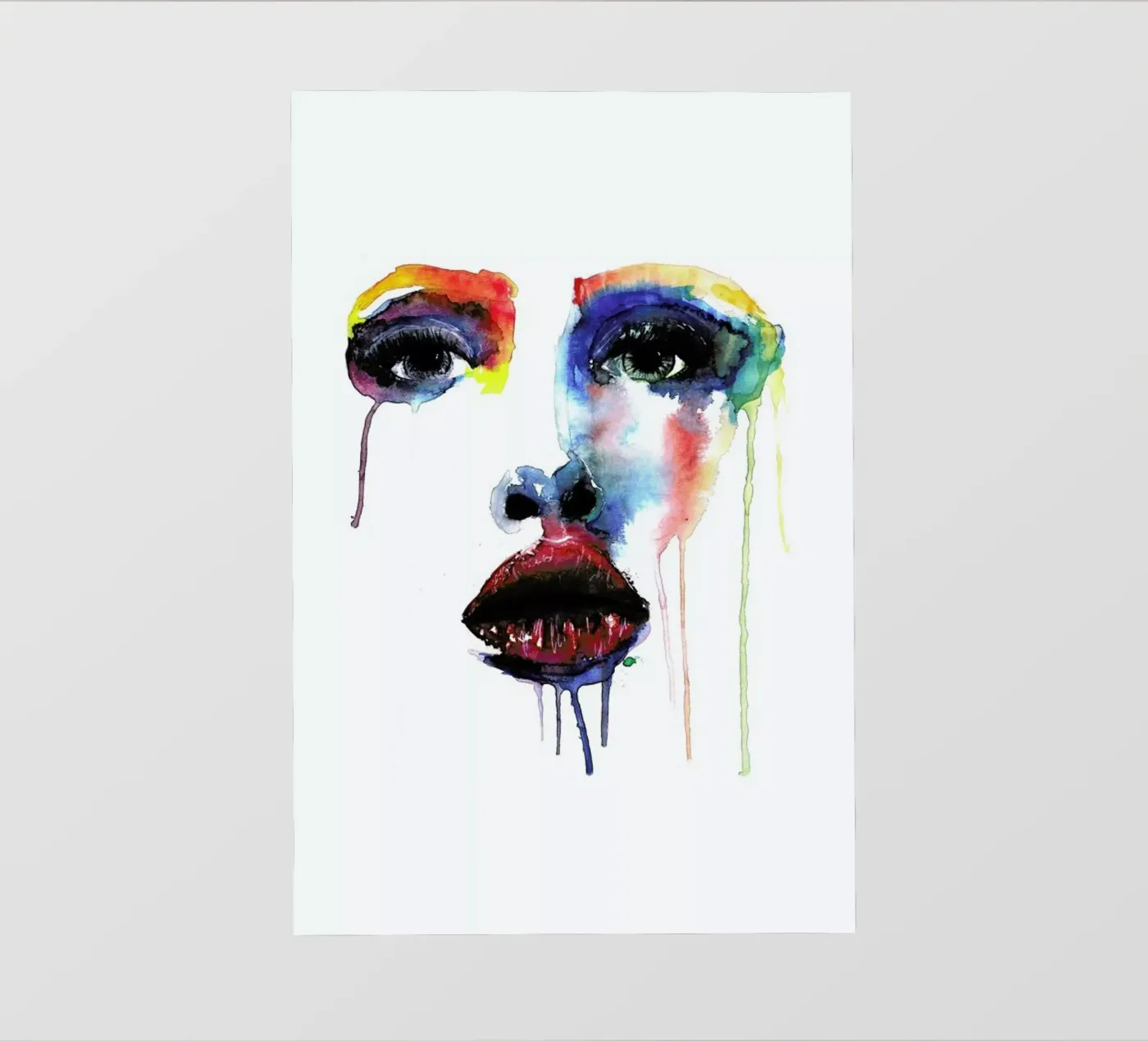 Crying Blue pellicola backlit da Mathilde Olsen