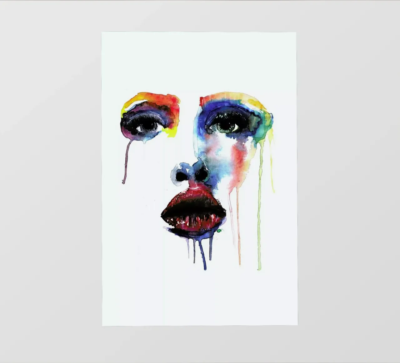 Crying Blue pellicola backlit da Mathilde Olsen