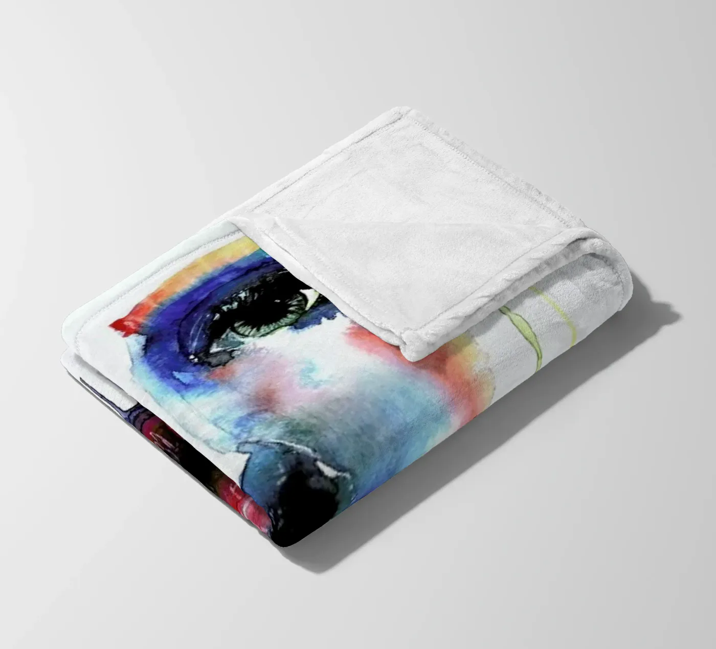 Crying Blue fleecedeken van Mathilde Olsen