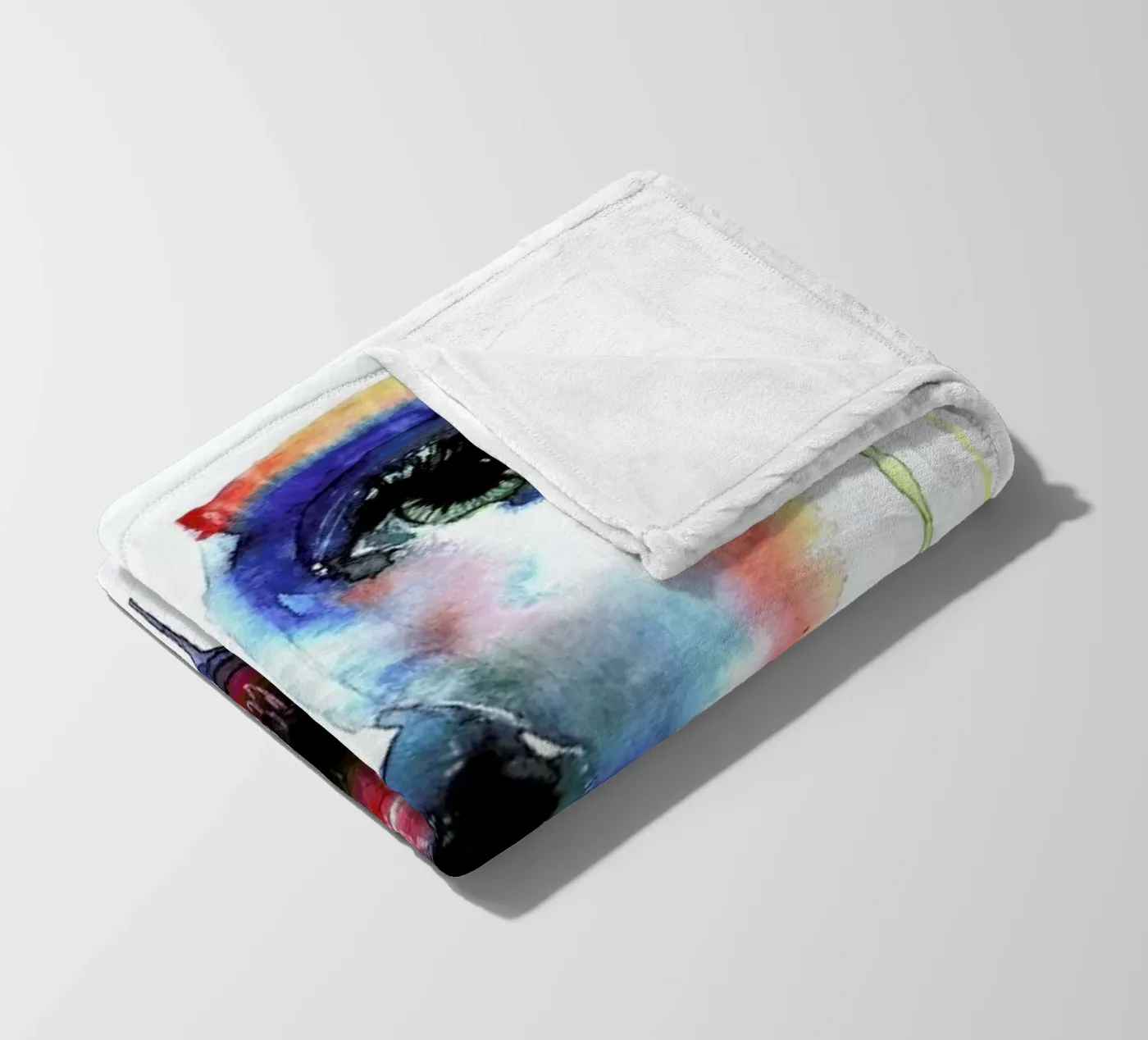 Crying Blue Fleecedecke von Mathilde Olsen