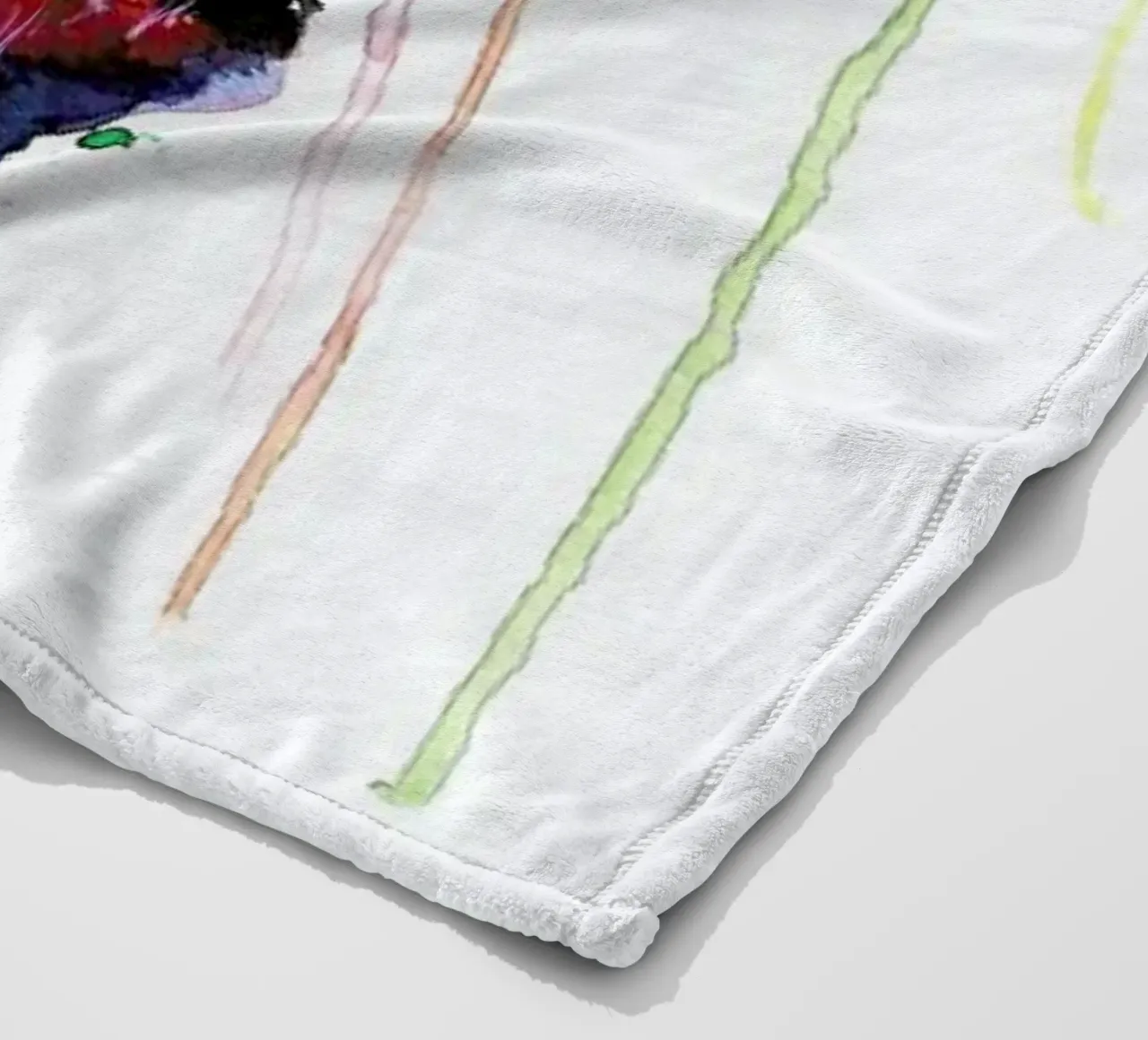 Crying Blue Fleecedecke von Mathilde Olsen