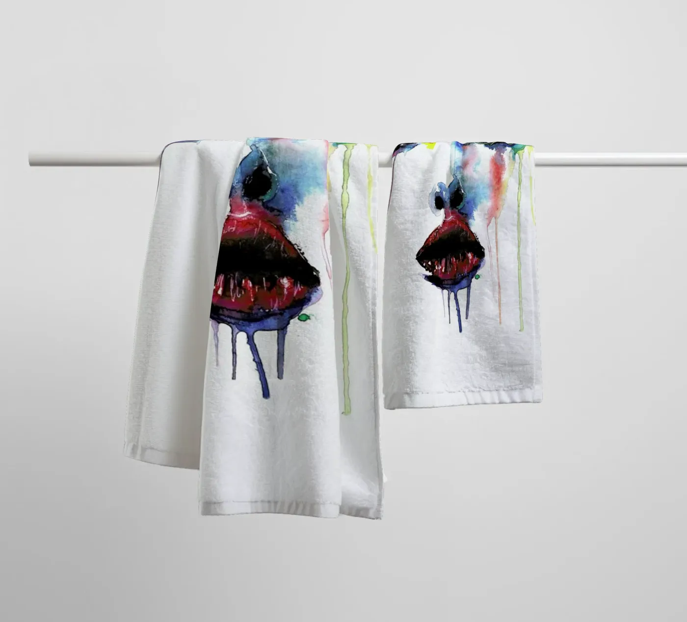 Crying Blue badhanddoek van Mathilde Olsen
