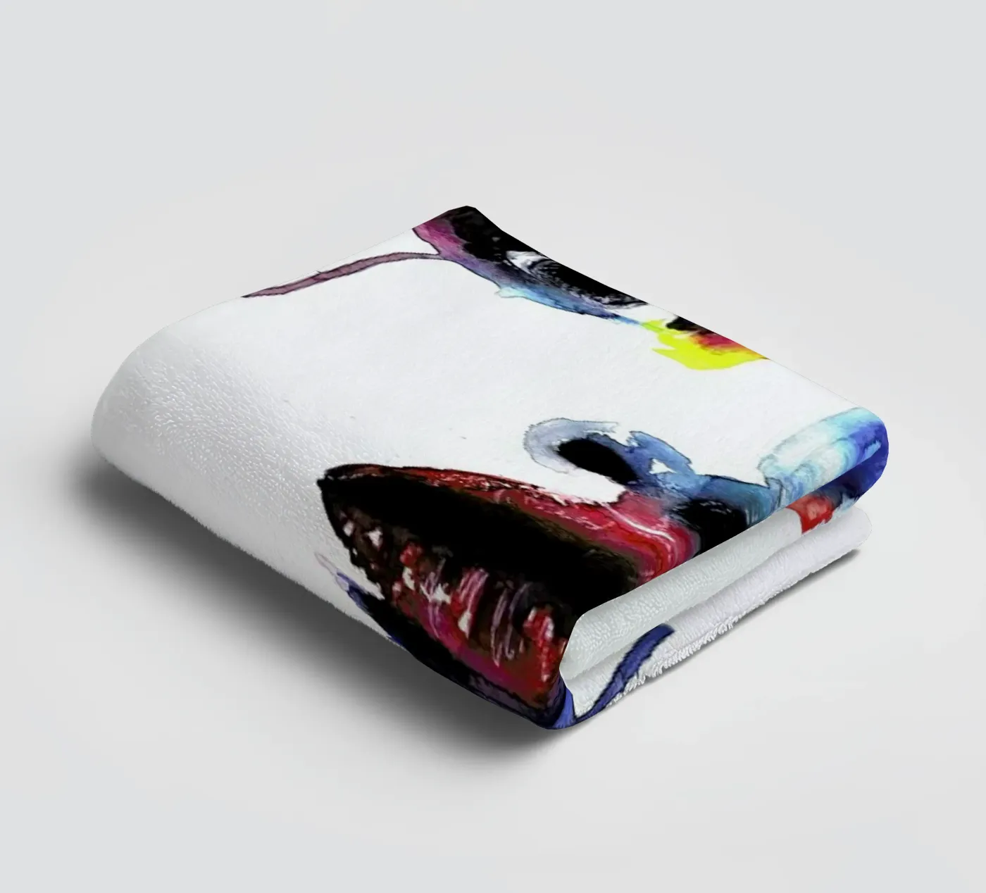 Crying Blue badhanddoek van Mathilde Olsen